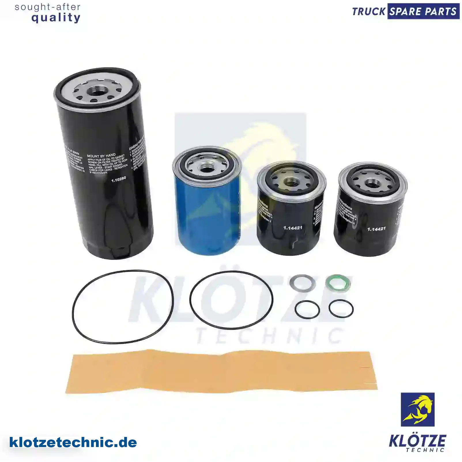 Service kit, filter - M, 562817, 564546 || Klötze Technic