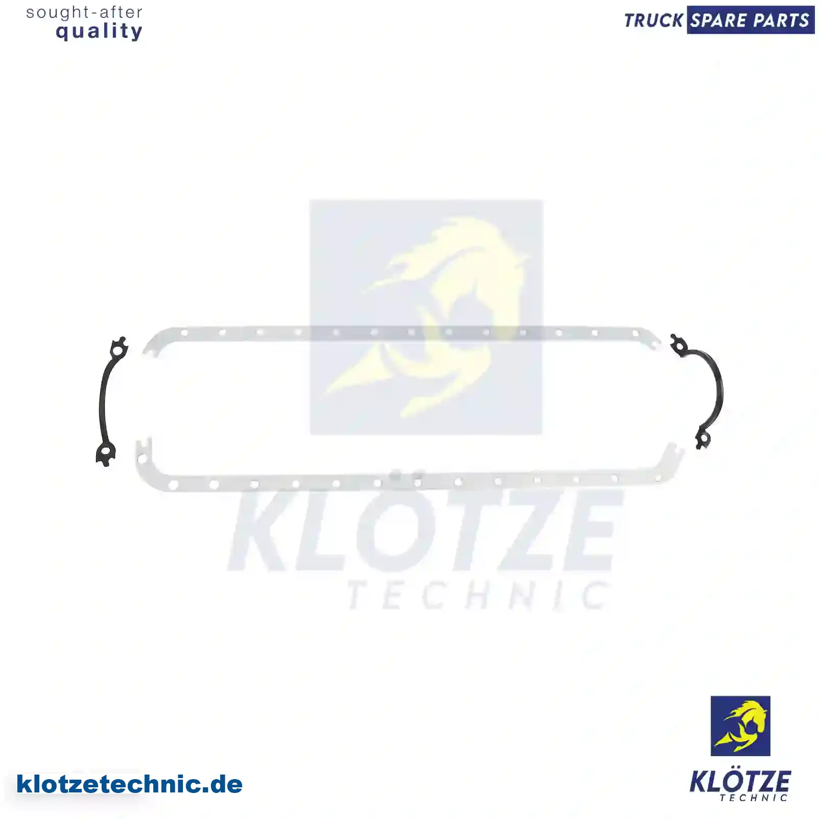 Oil sump gasket, 01905870, 01907739, 01907811, 04804335, 1907739, 1907811 || Klötze Technic