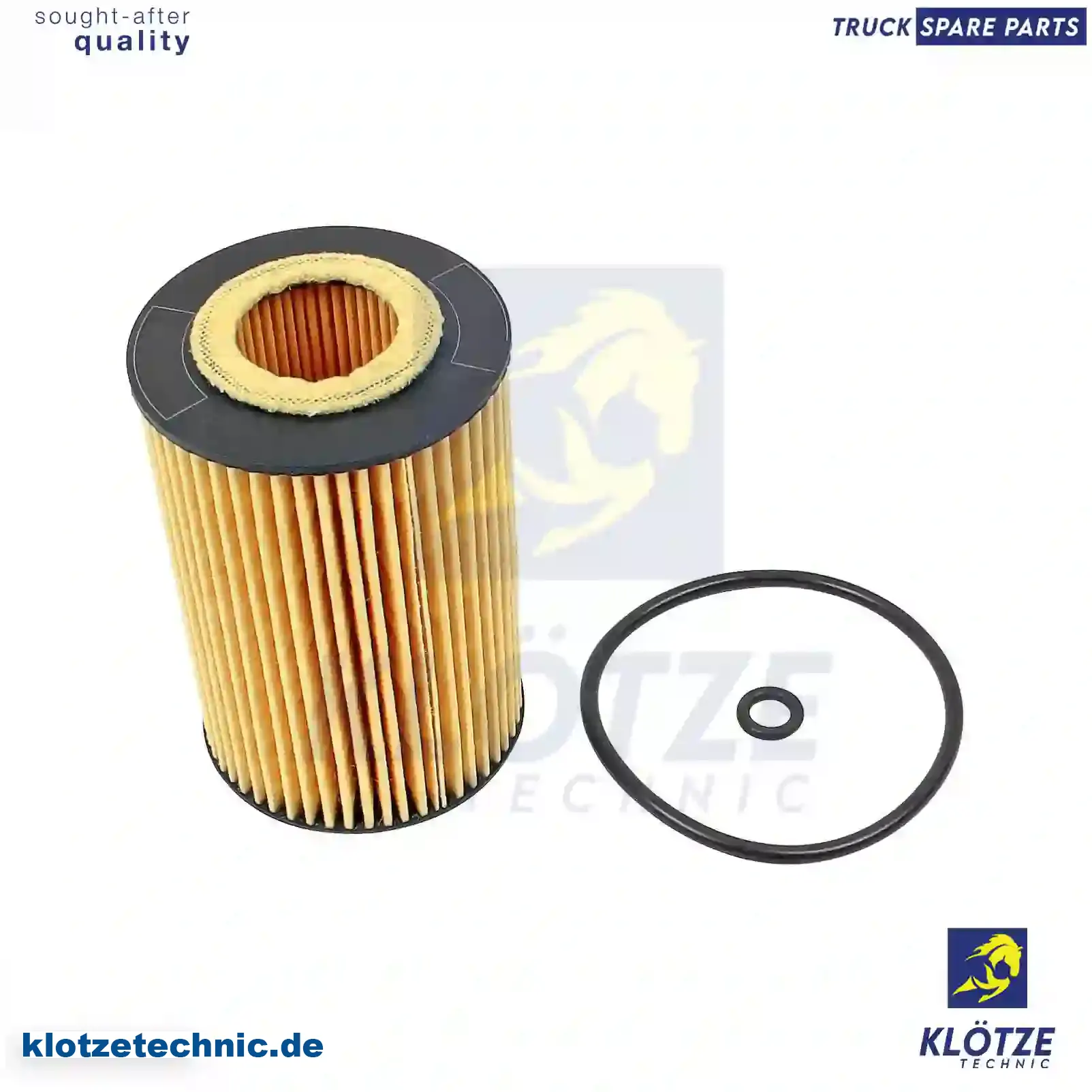 Oil filter insert, 65055046000, 03N115562, 03N115562B || Klötze Technic