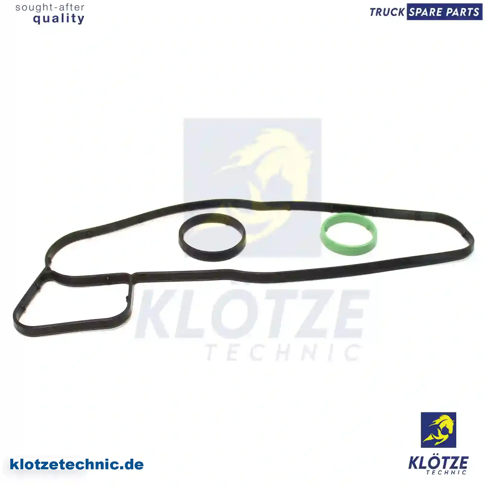 Gasket kit, oil filter housing, 1643075, ZG01356-0008 || Klötze Technic