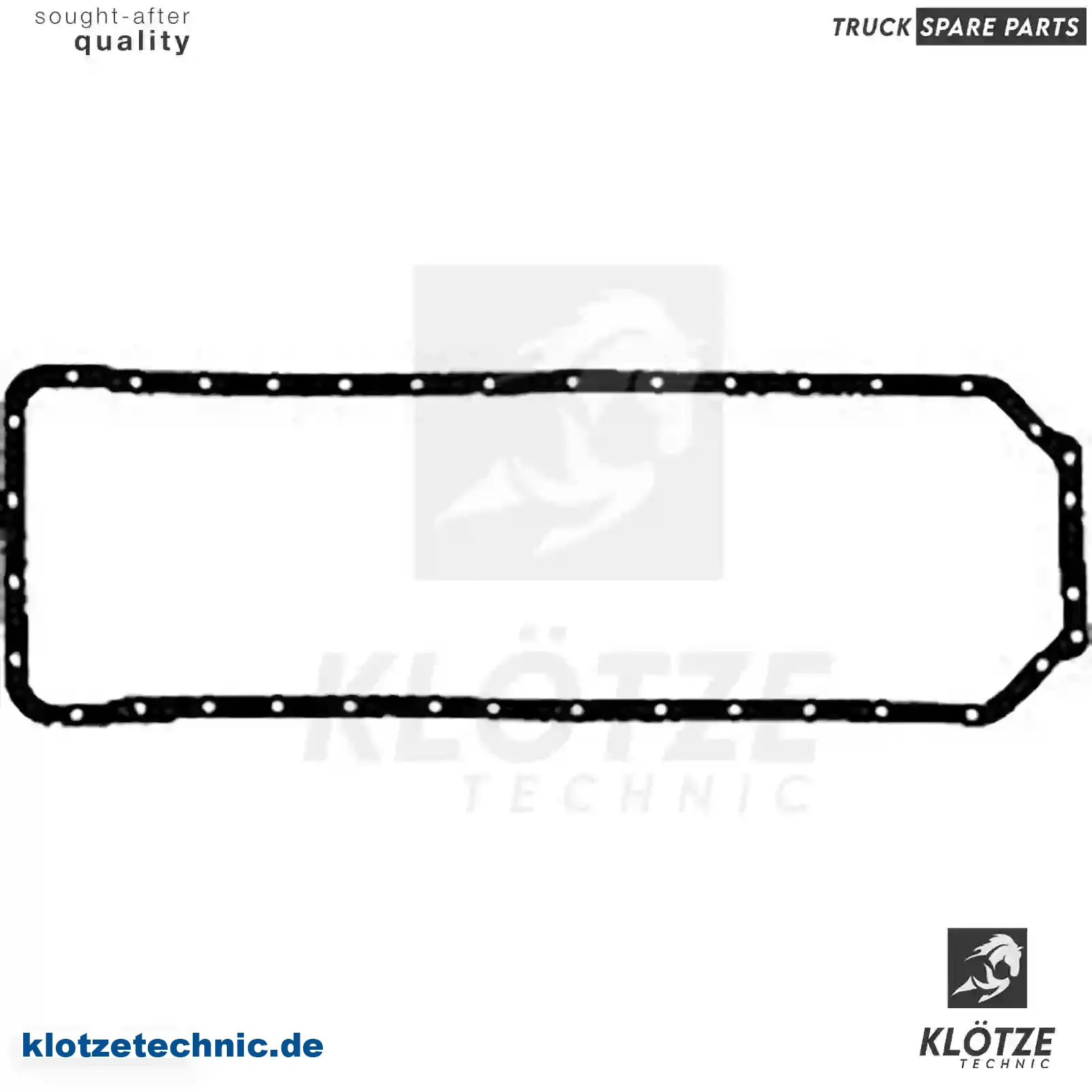 Oil sump gasket, 61316000, 61316325, 61320224, 61320349, ZG01842-0008 || Klötze Technic