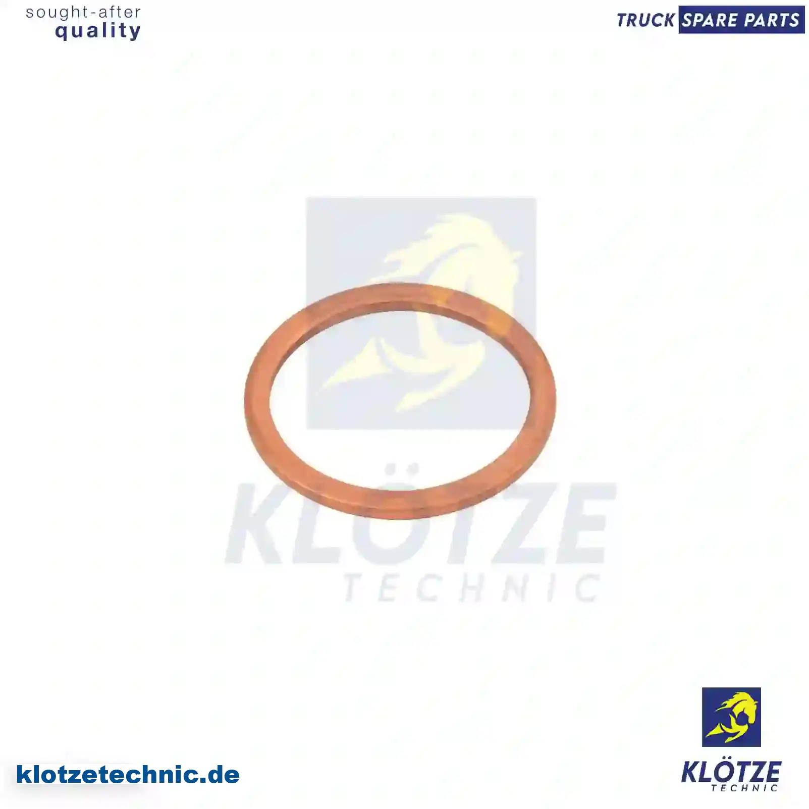 Copper washer, 5003062008, , , || Klötze Technic