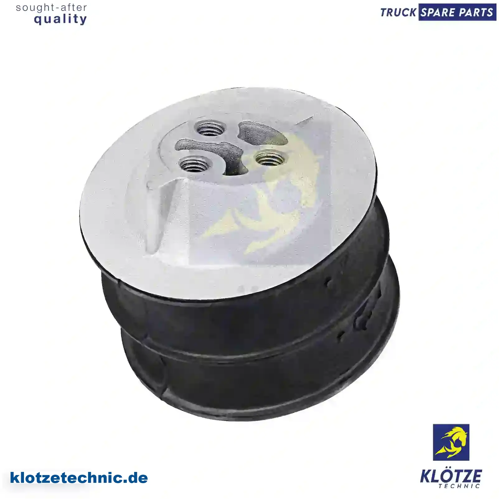 Rubber mounting, marked: yellow, 1371729, 1423012, 1475868, ZG40111-0008 || Klötze Technic