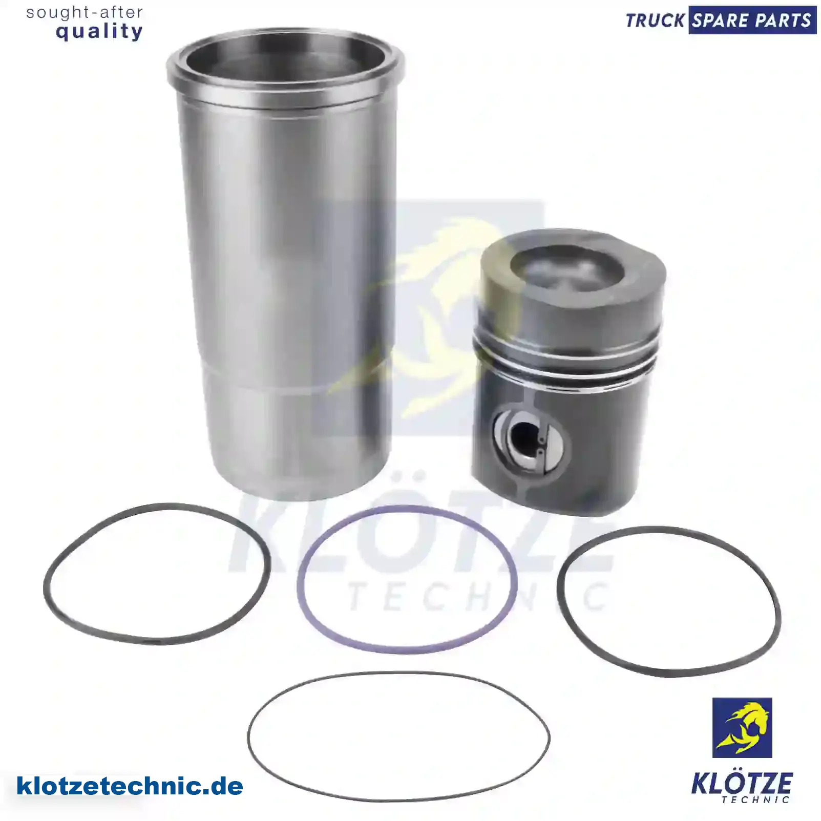 Piston with liner, 275092, 275633, 6889550 || Klötze Technic