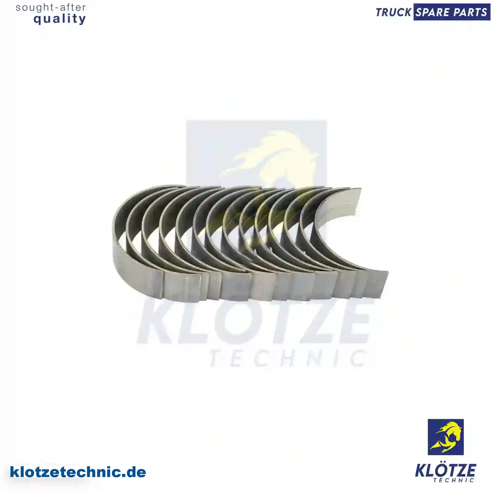 Main bearing kit, 7420867178, 7420867178S, 20867178, 20867178S, 8148114, 8148115, 85103707 || Klötze Technic