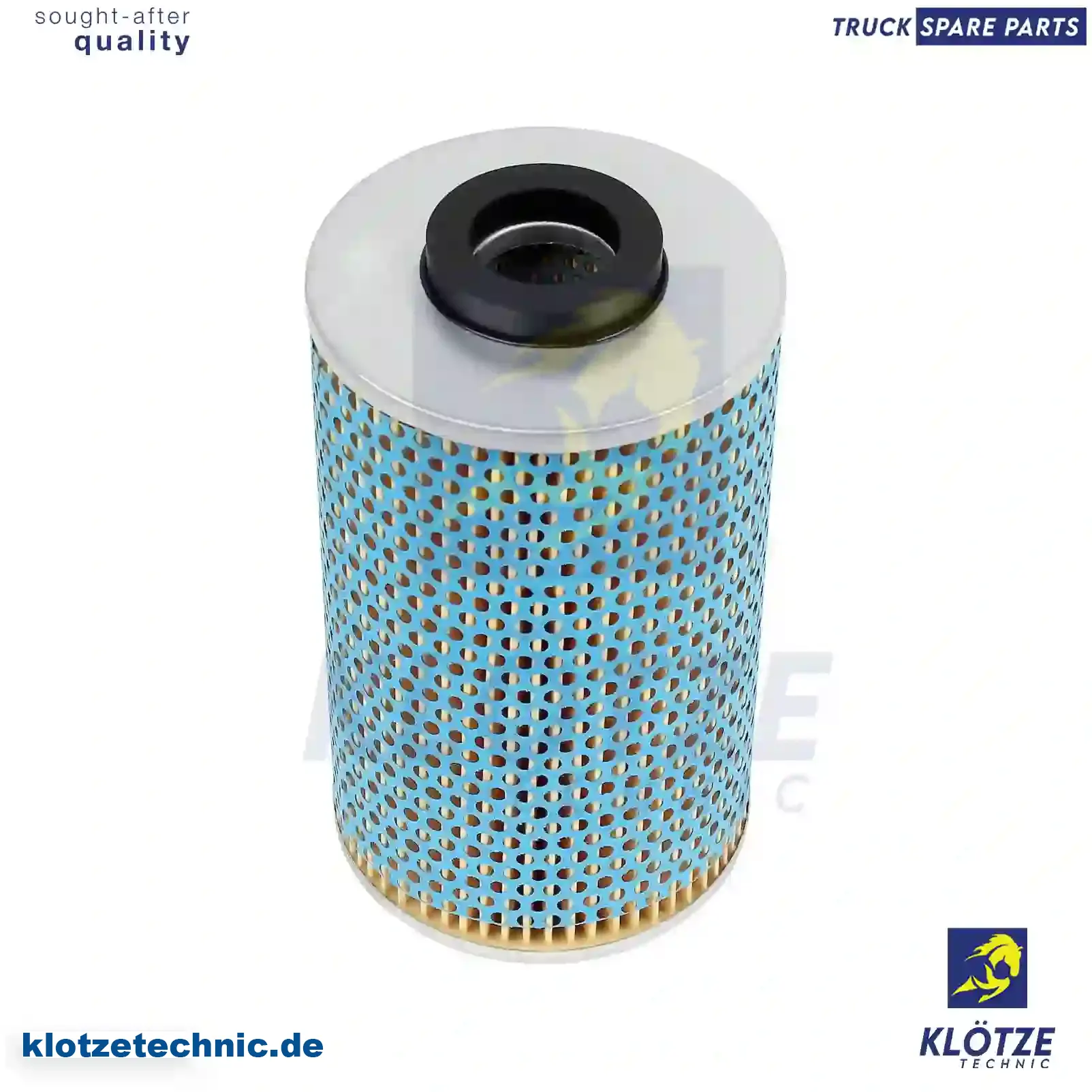 Oil filter insert, 5011439, 5011503, 51055040053, 51055040054, 51055040055, 51055040064, 51055040074, 51055040076, 51055040077, 51055040088, 51055040093, 81000000242, 81055040044, 81055040045, 81055040046, 81055040047, 81055040050, 82055040088, N055040044 || Klötze Technic