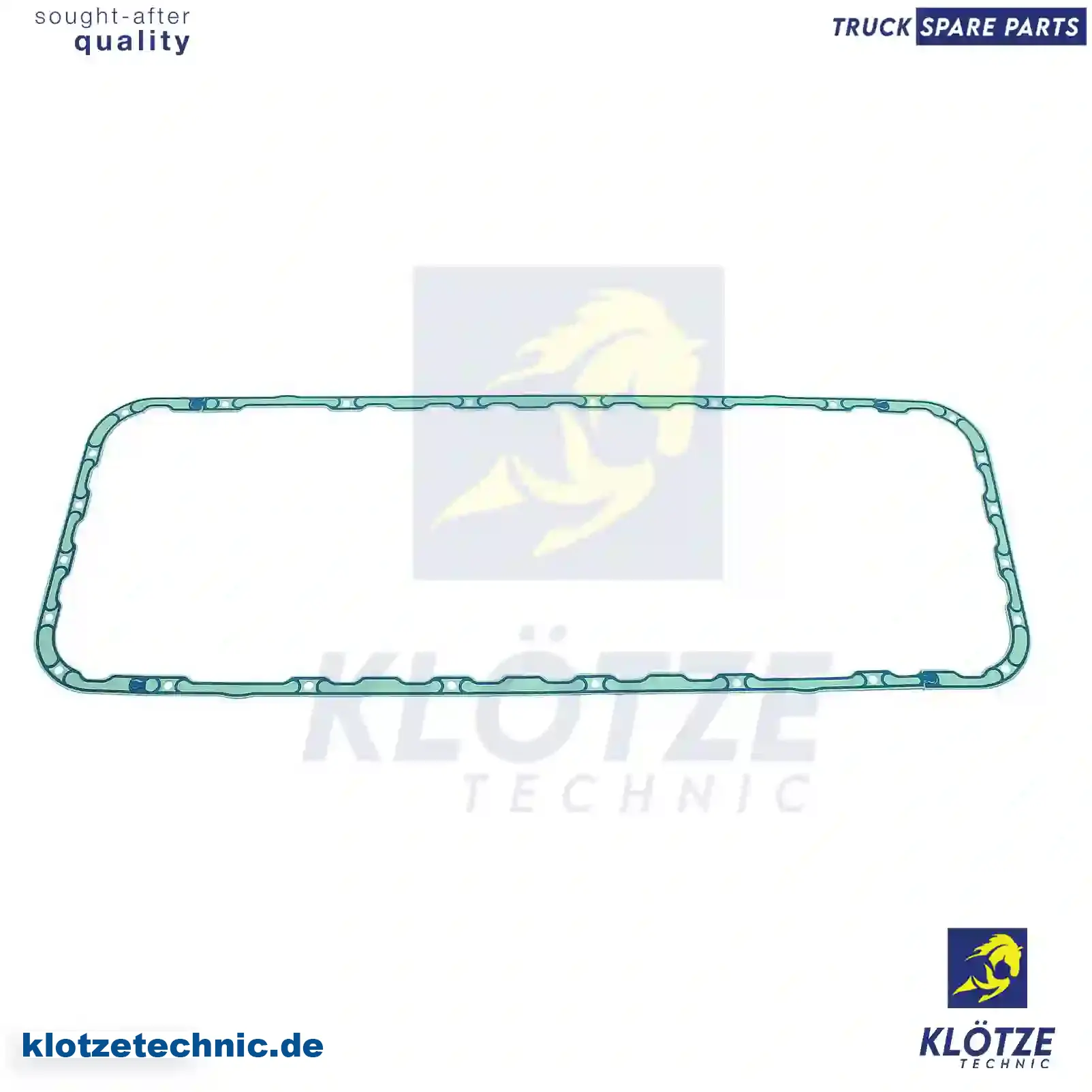 Oil sump gasket, 1494628, 1744776, 1865676, ZG01804-0008 || Klötze Technic