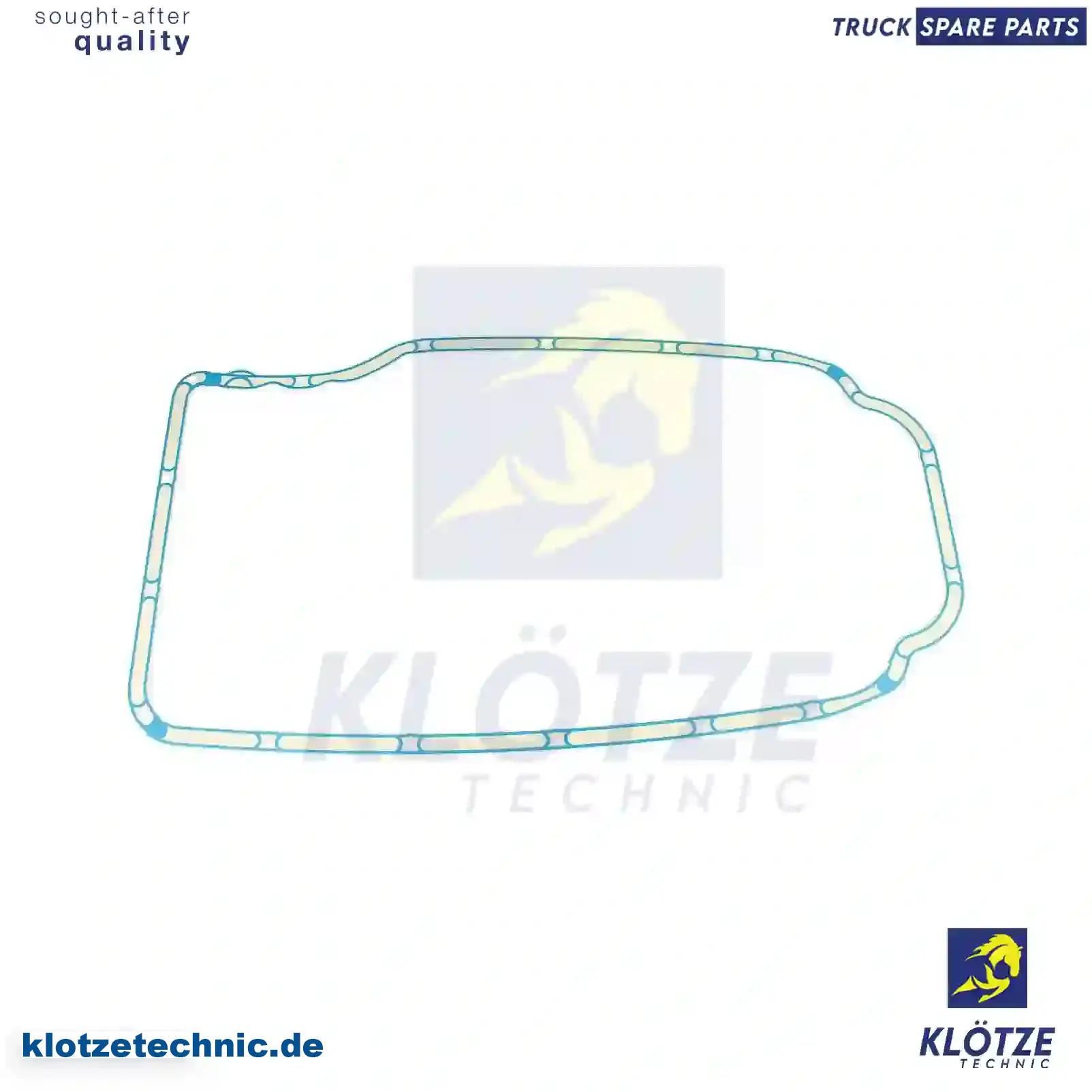 Oil sump gasket, 1520507, ZG01805-0008 || Klötze Technic