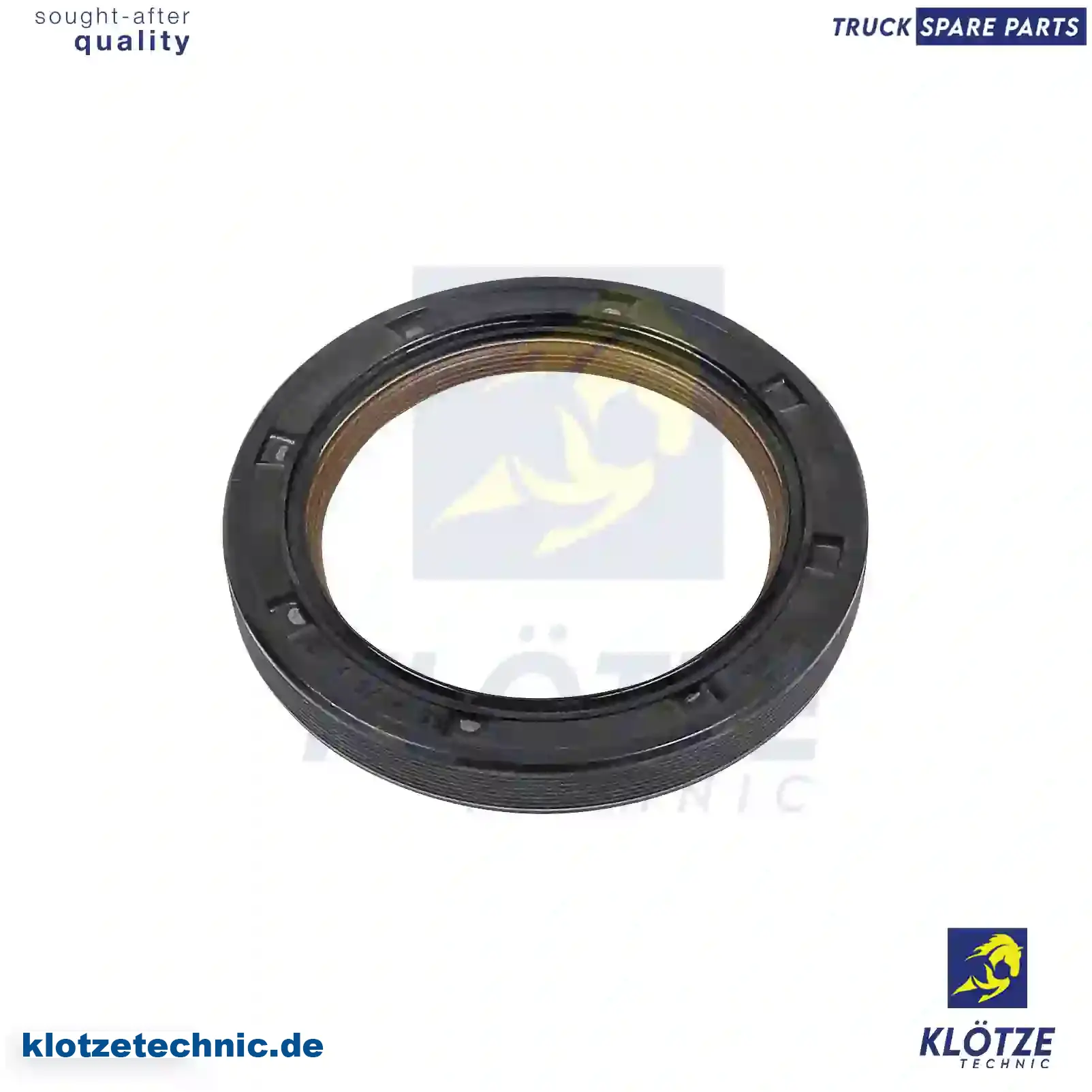 Oil seal, with mounting bush, 51015100267, 51015107002, , || Klötze Technic