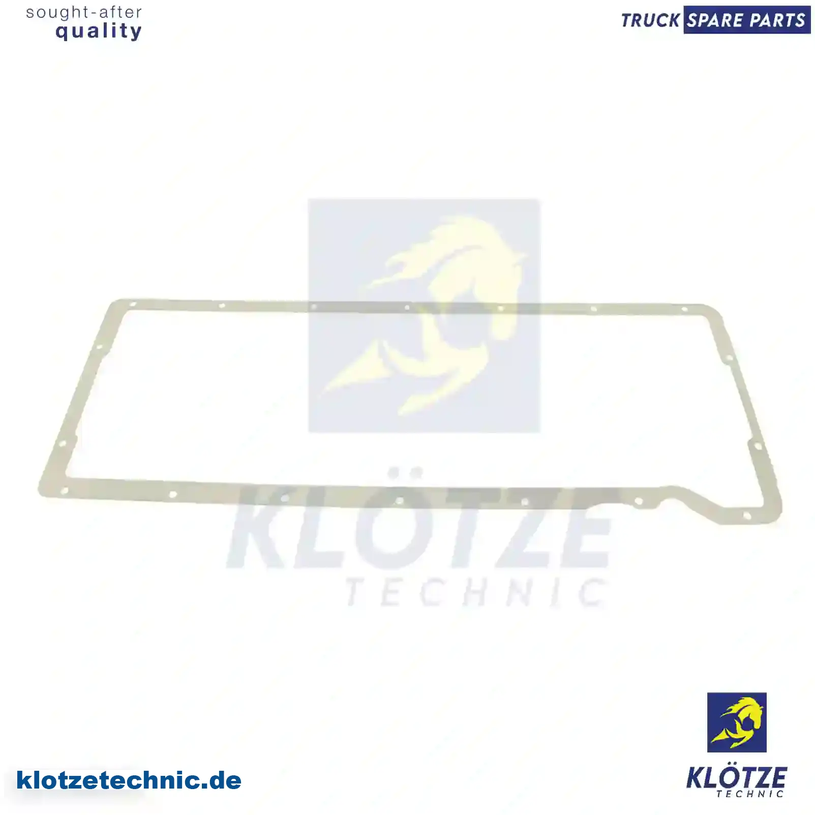 Oil sump gasket, 51059040122, 5105 || Klötze Technic