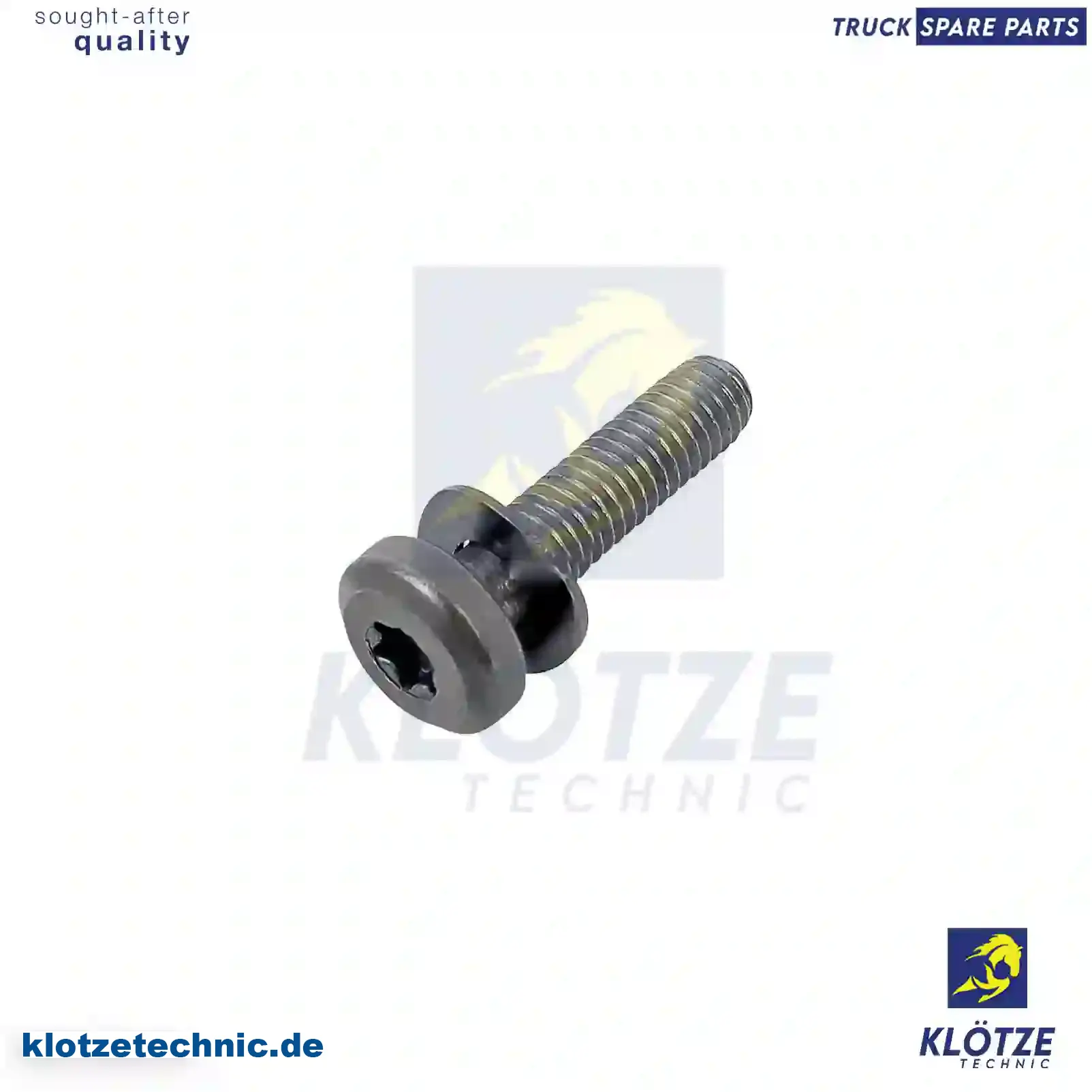 Screw, oil pump, 42471295, 257937, 5001853927 || Klötze Technic