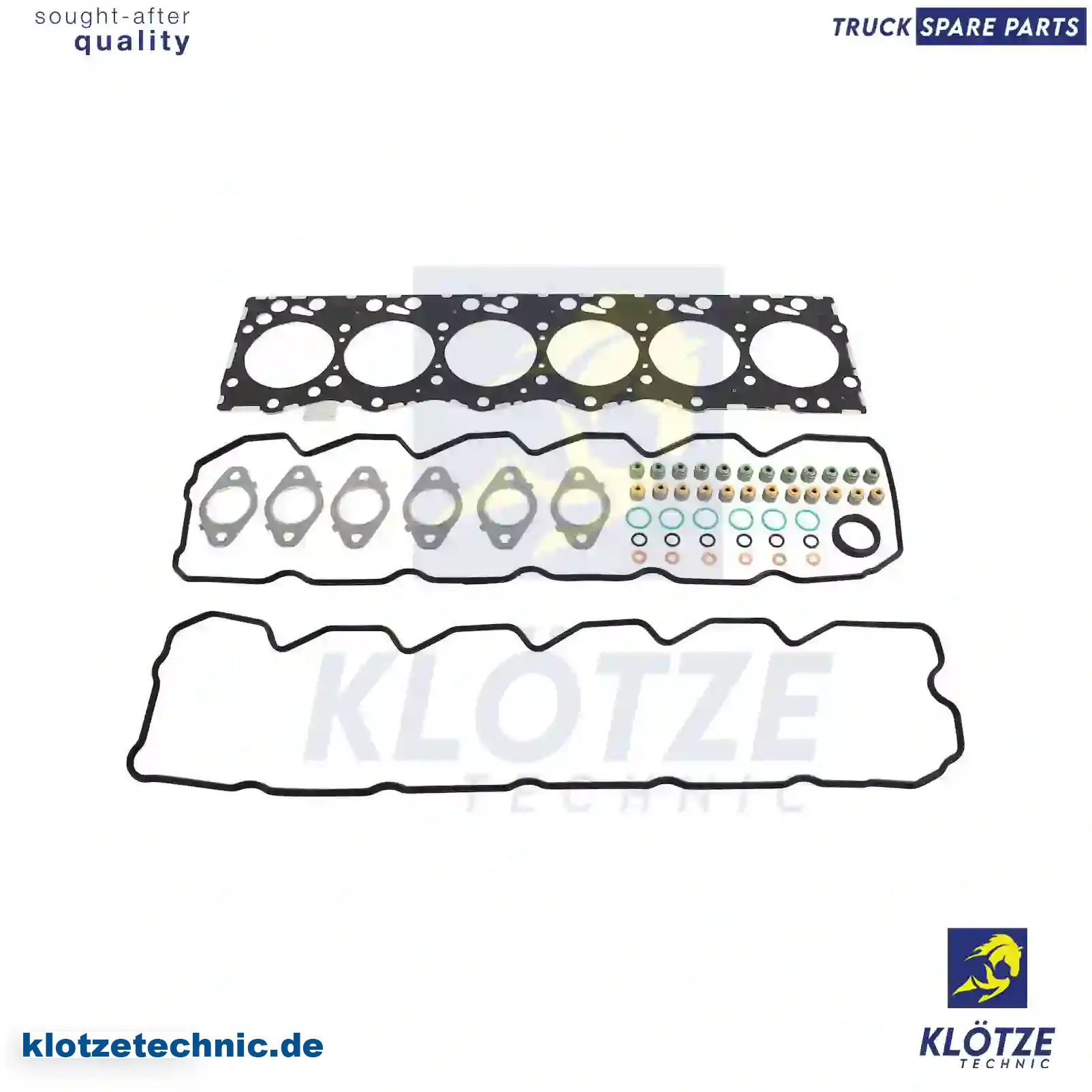 Cylinder head gasket kit, 02992365, 02992501, 02992642, 02995643, 2992365, 2992501, 2992642, 2995643 || Klötze Technic