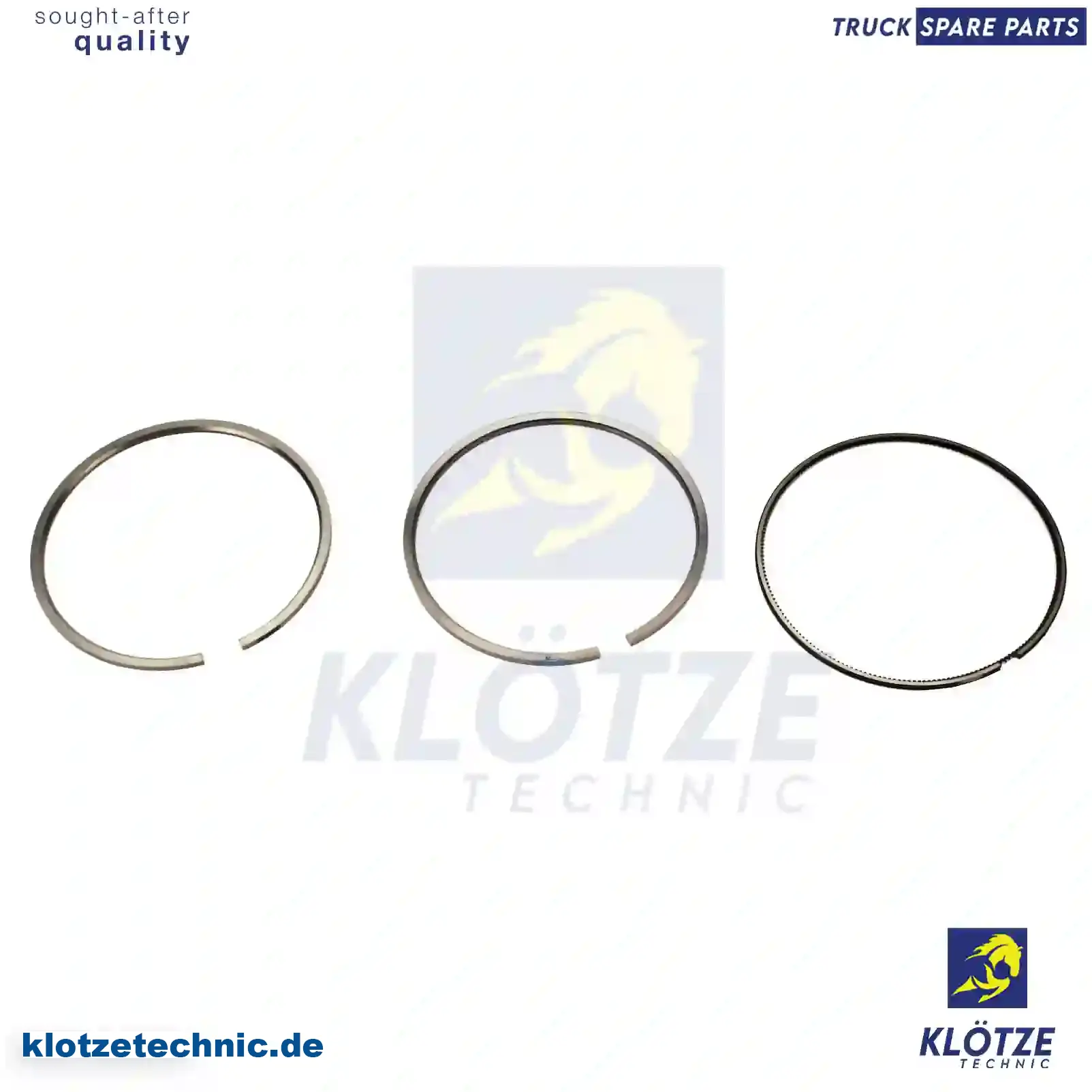 Piston ring kit, 85103700 || Klötze Technic