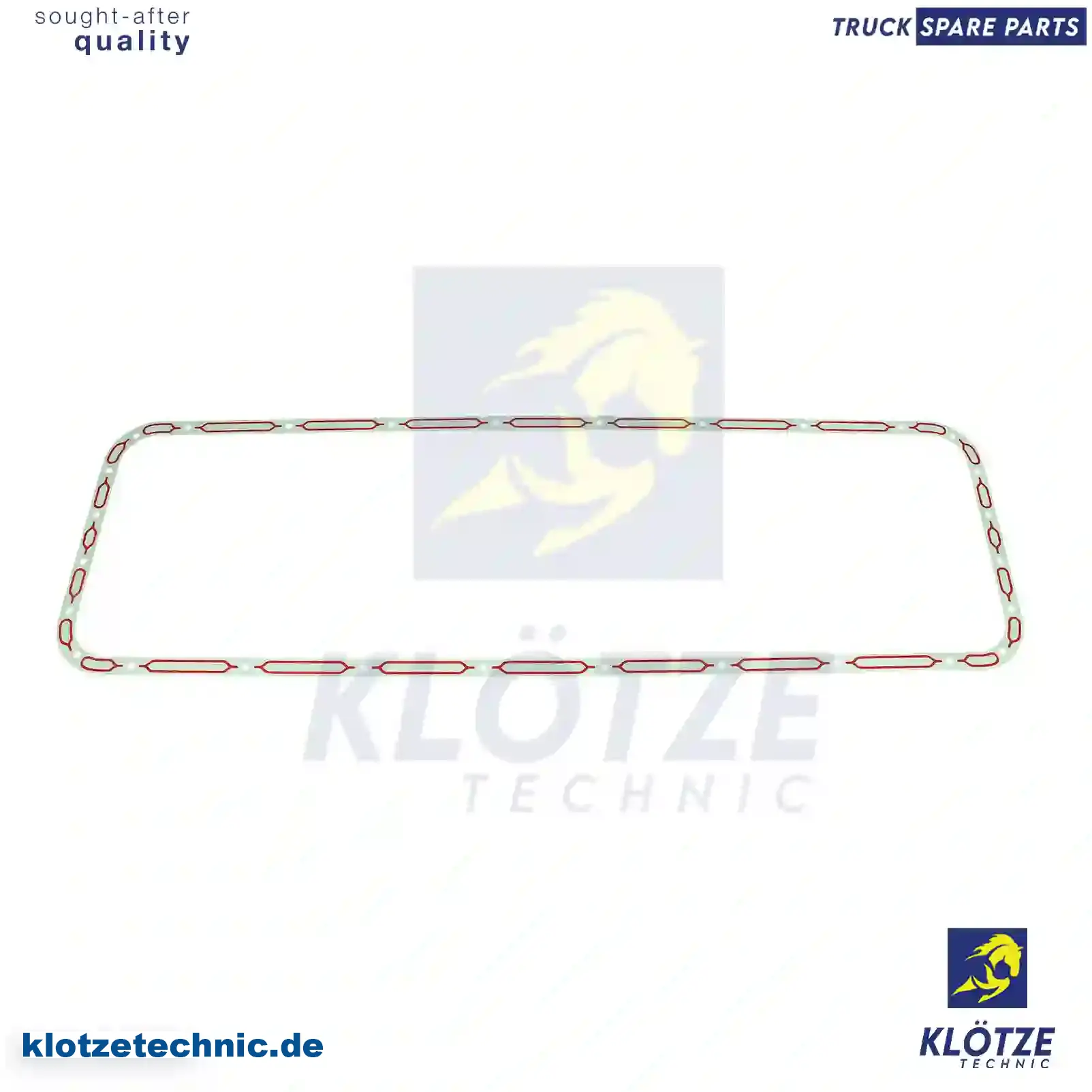 Oil sump gasket, 1460359, 1744774, 1865674, ZG01802-0008 || Klötze Technic