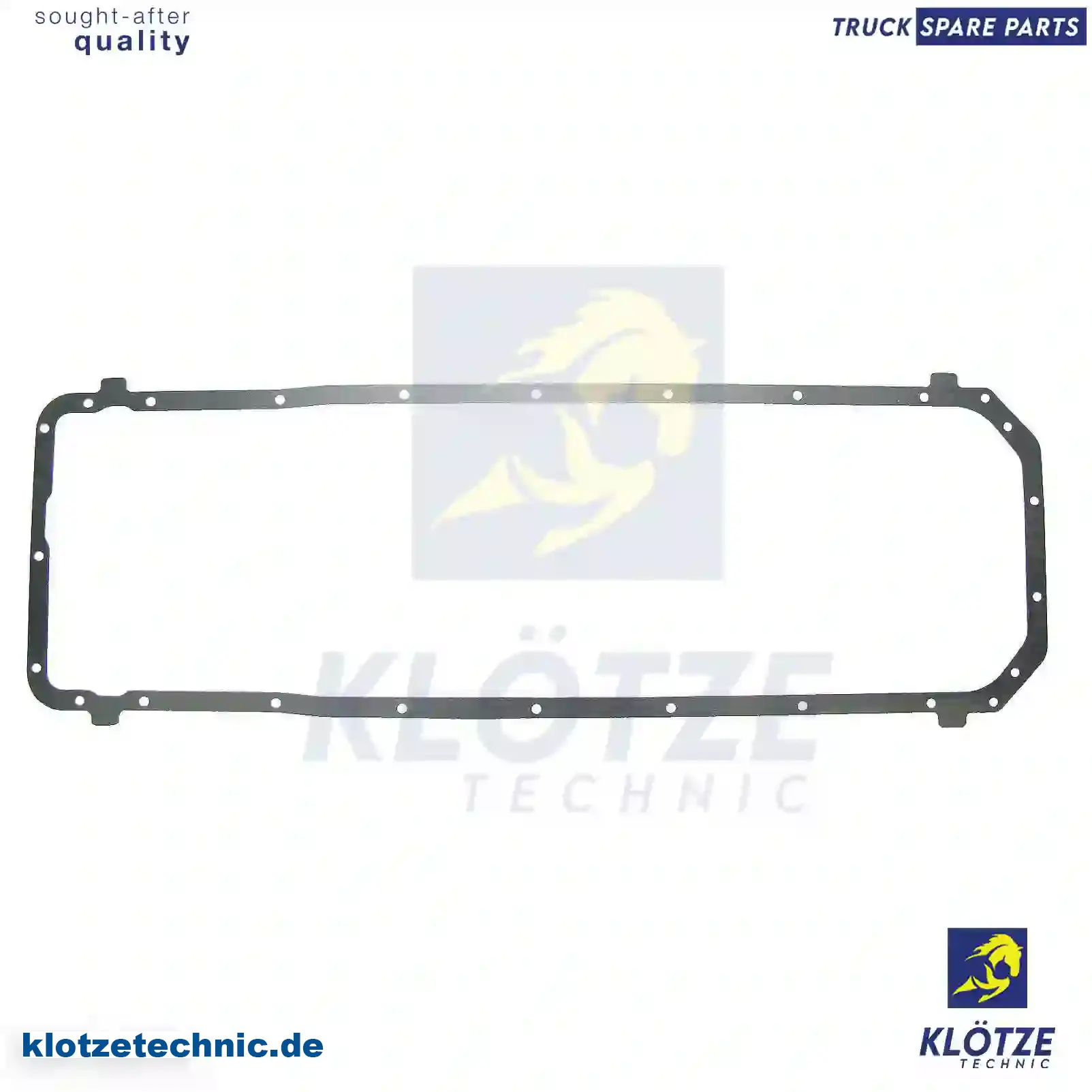 Oil sump gasket, 1412666, ZG01803-0008 || Klötze Technic