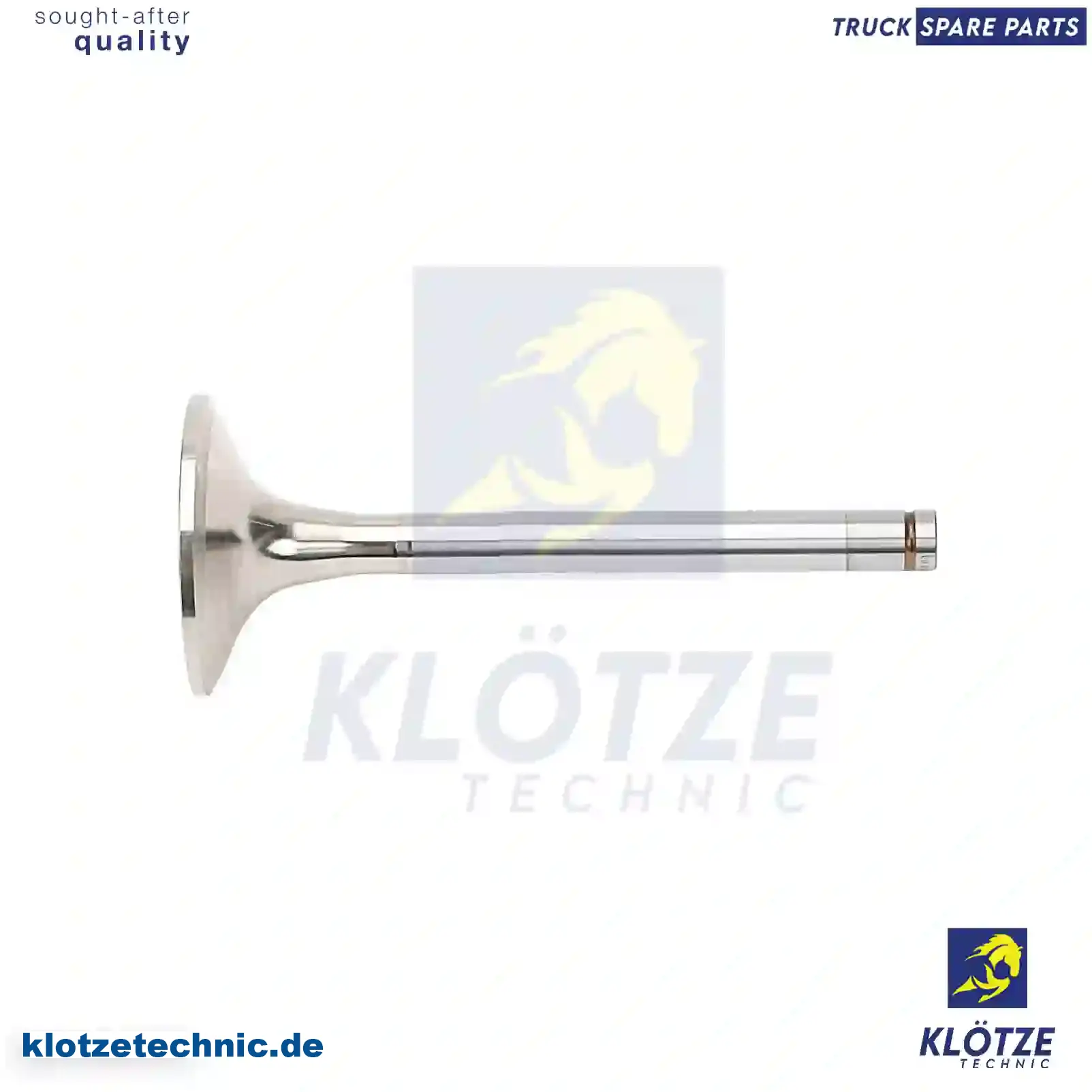 Intake valve, 51041010438, , , || Klötze Technic