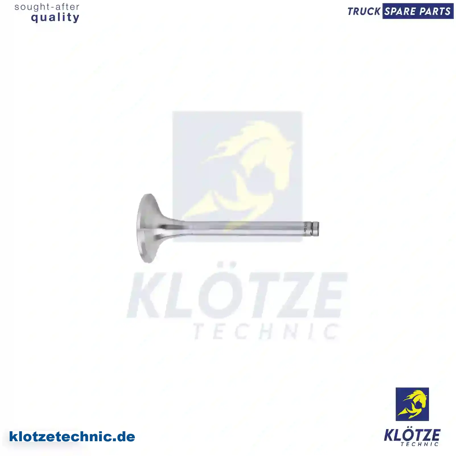 Intake valve, 51041010348, 51041010375, , || Klötze Technic