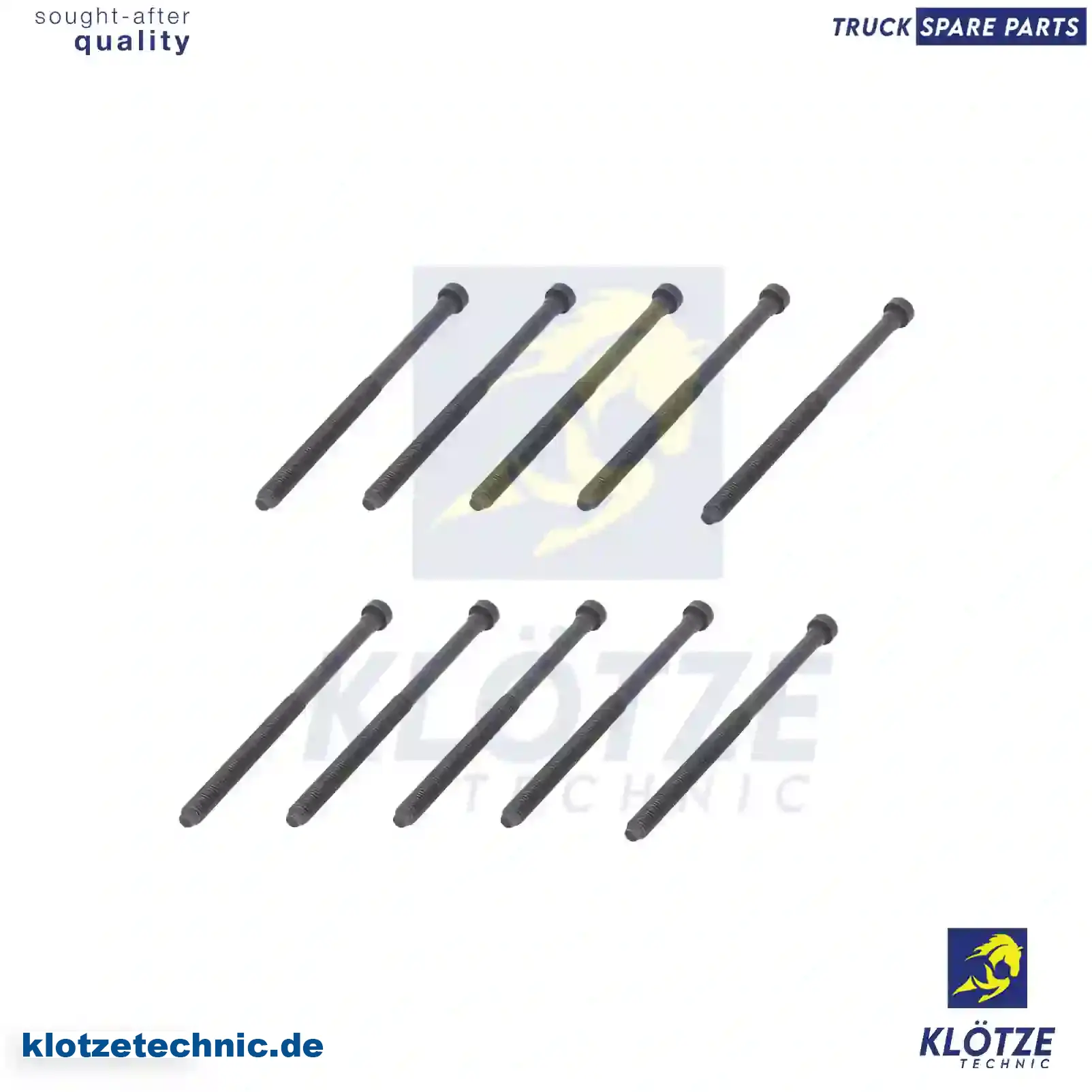 Cylinder head screw kit, 65900300037, WHT007433, WHT007433S || Klötze Technic