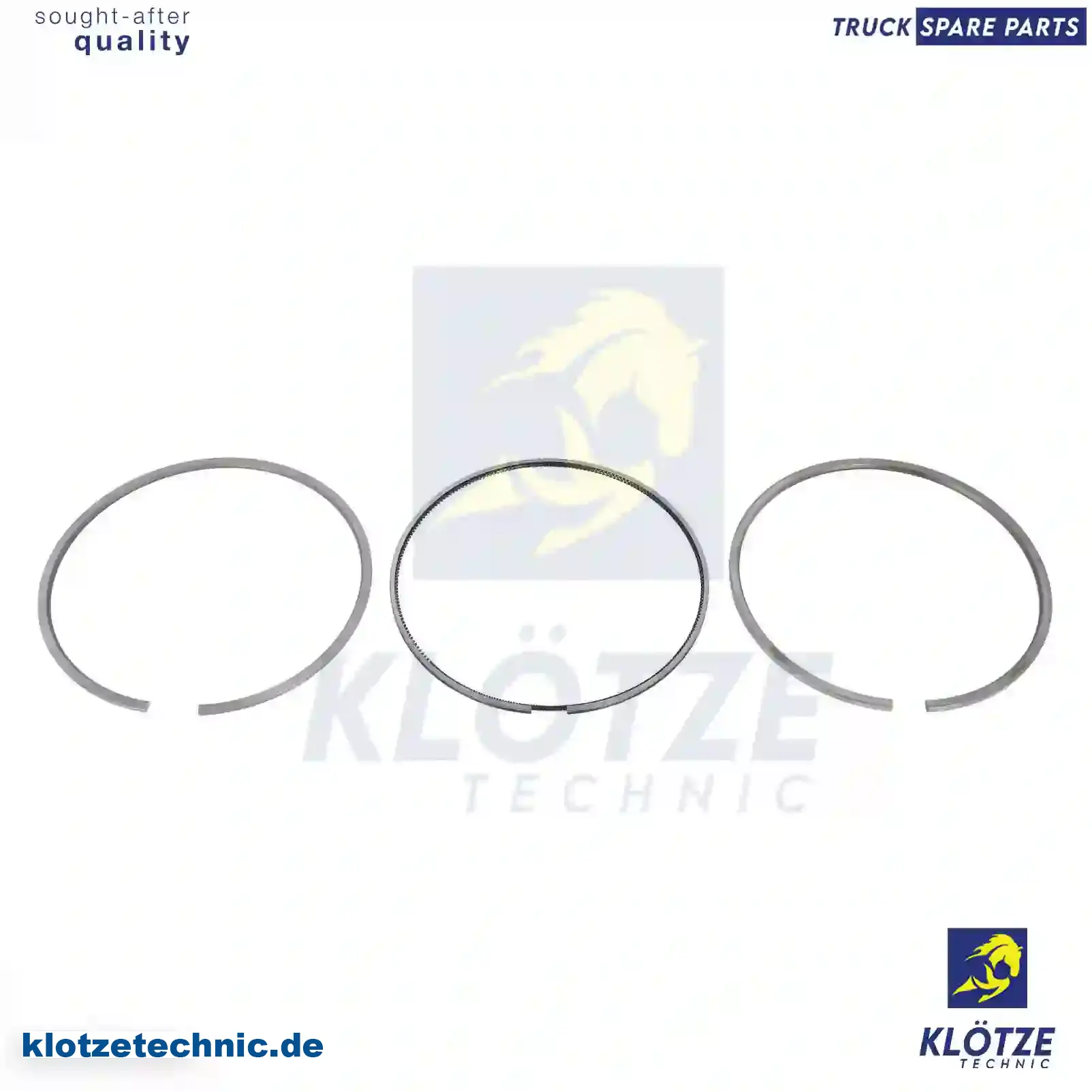 Piston ring kit, 20737363S, 20737364S, 20737365S, 20819869 || Klötze Technic