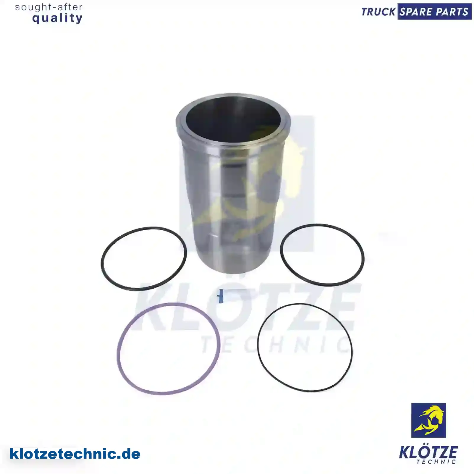 Cylinder liner, with seal rings, 7421334768, 21334 || Klötze Technic