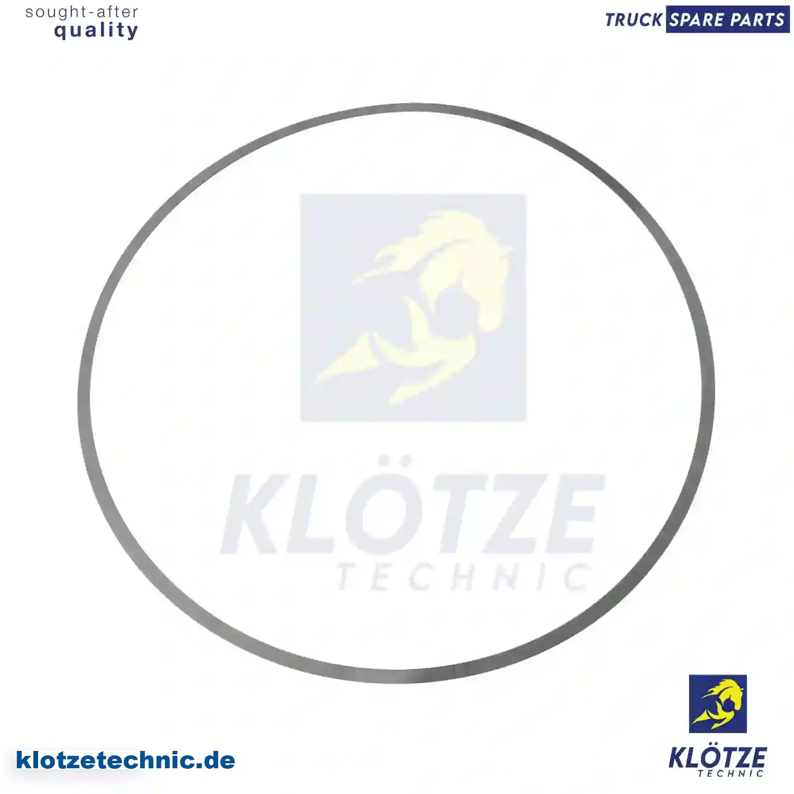 Shim, cylinder liner, 51012220002, , || Klötze Technic