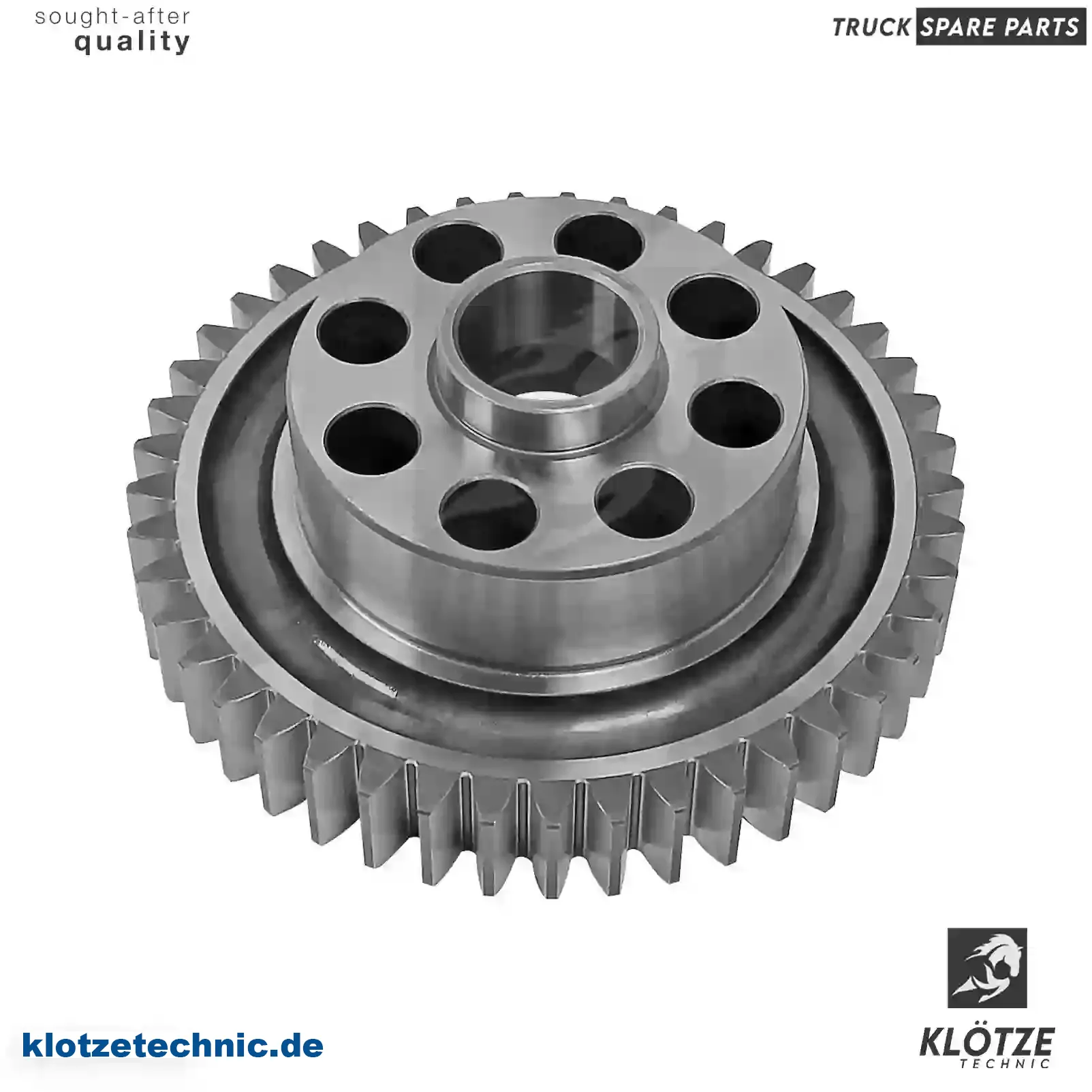 Crankshaft gear, 51021150216, 51021150250, 51021150278, 07W105334 || Klötze Technic