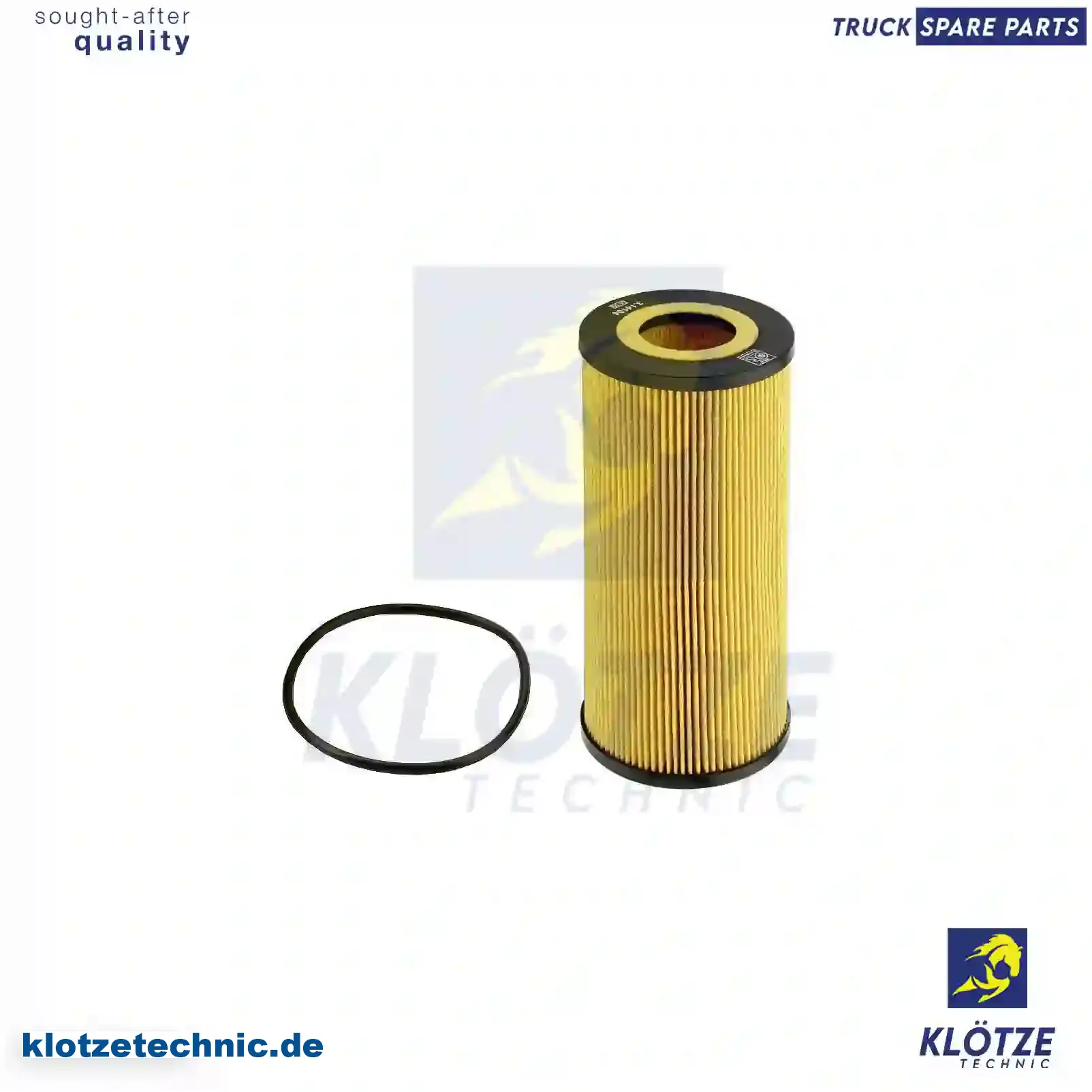 Oil filter insert, 02931093, 04208015, 02931093, 02931093, 04208015, 51055040096, 82055046096, 93215250017, 5001846993, ZG01734-0008 || Klötze Technic