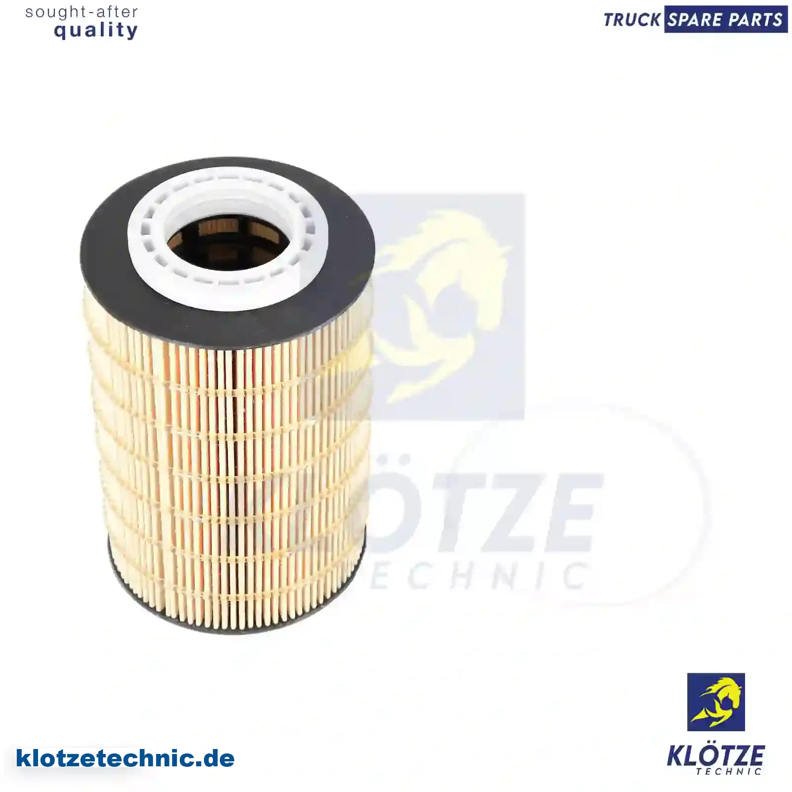 Oil filter insert, 51055010009, 51055010013, 51055040115 || Klötze Technic