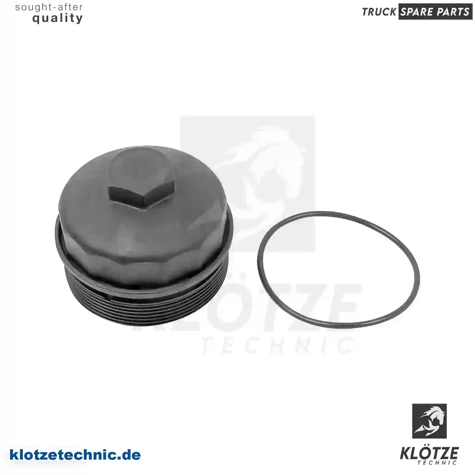 Oil filter cover, with o-ring, 51055050012 || Klötze Technic