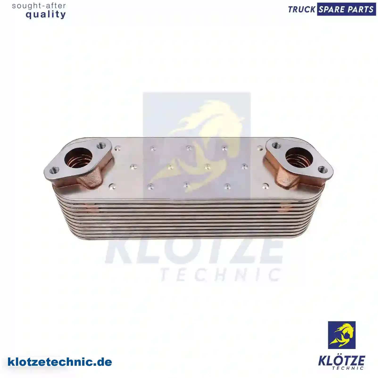 Oil cooler, 51056010166, 51056010167, 51056010172, 51056010192, 51056017176, 2V5115451, ZG01671-0008 || Klötze Technic