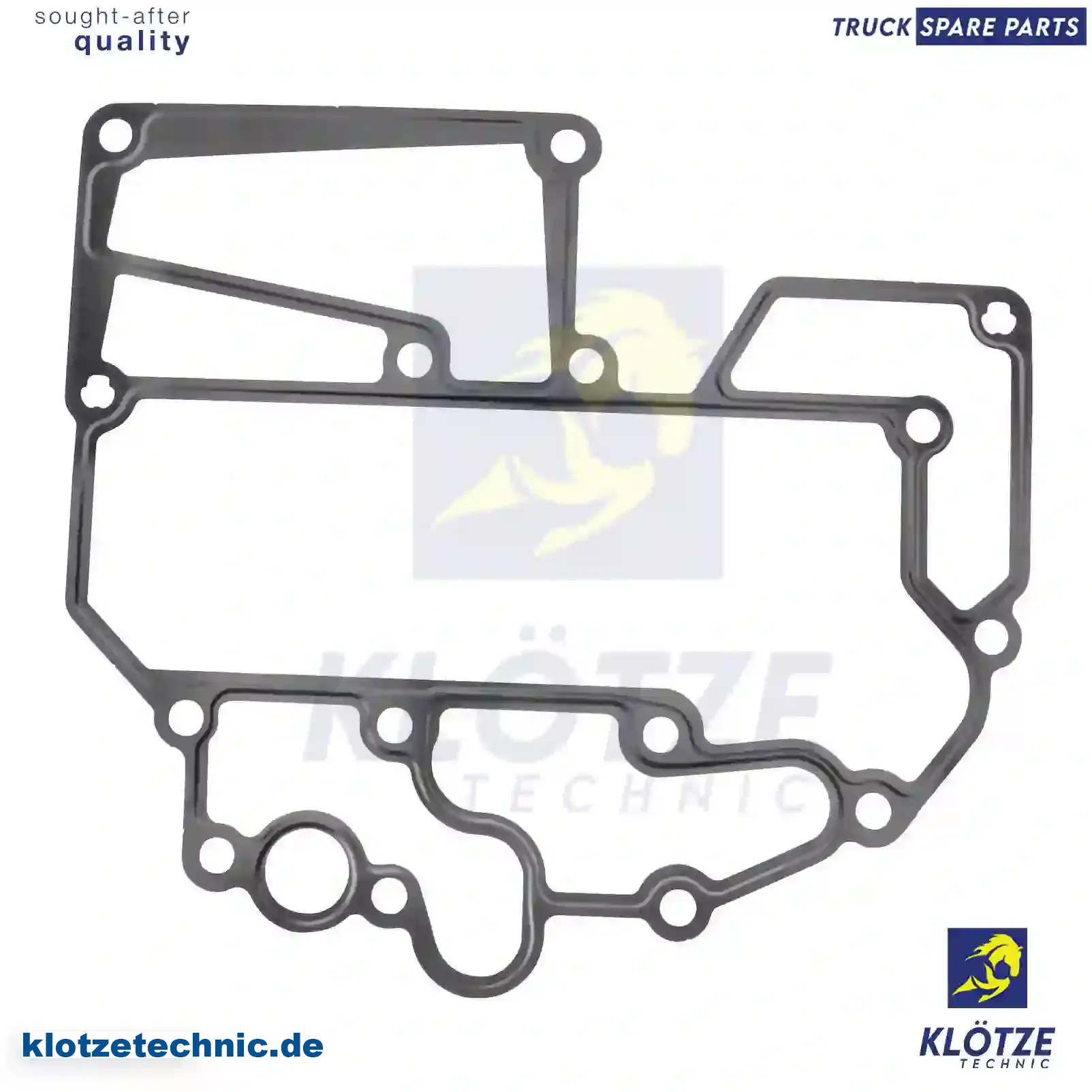 Gasket, oil cooler housing, 51059010134, 5105 || Klötze Technic