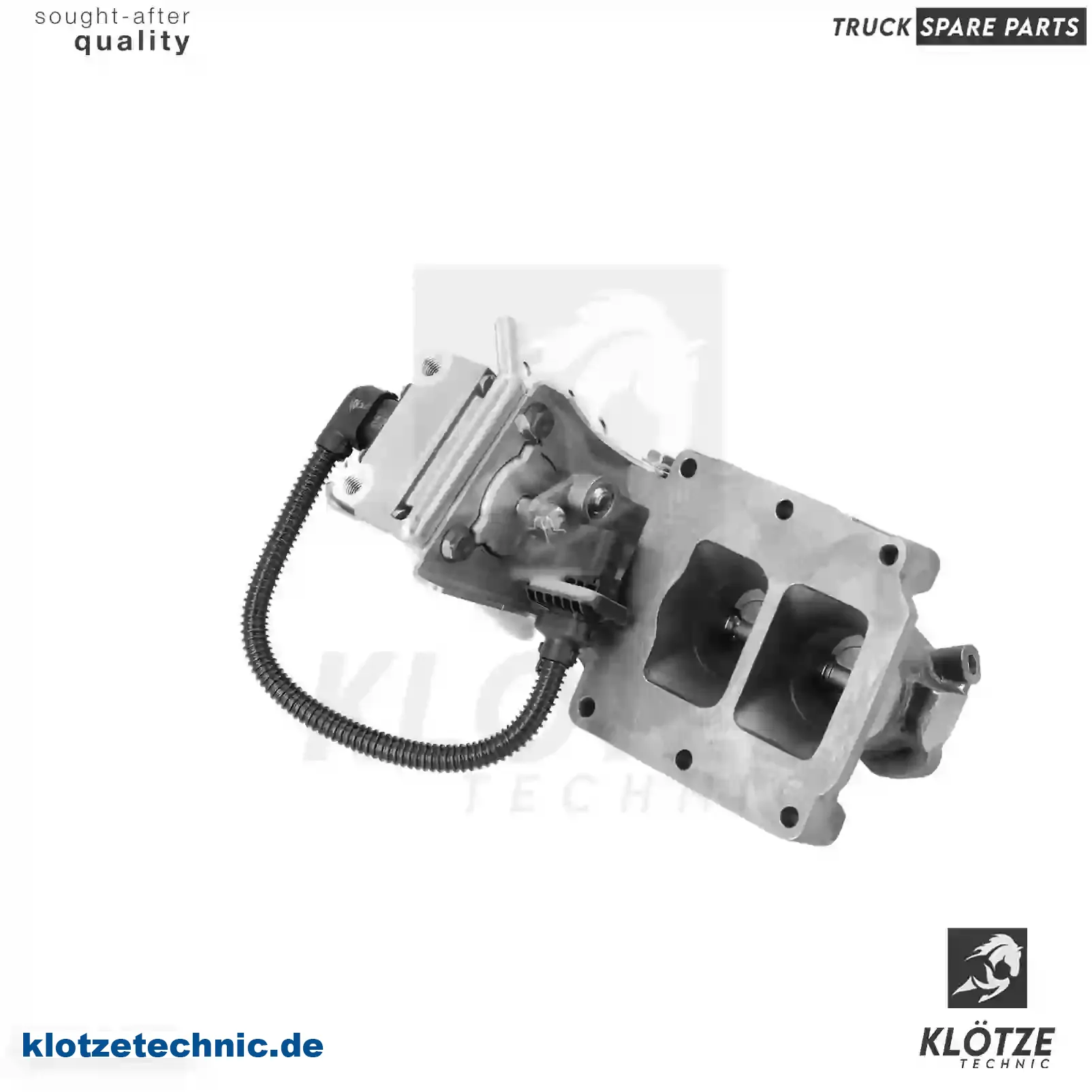 Blocking flap, exhaust gas recirculation, 51081506095, 51081506129, 51081506143, 51081506176 || Klötze Technic