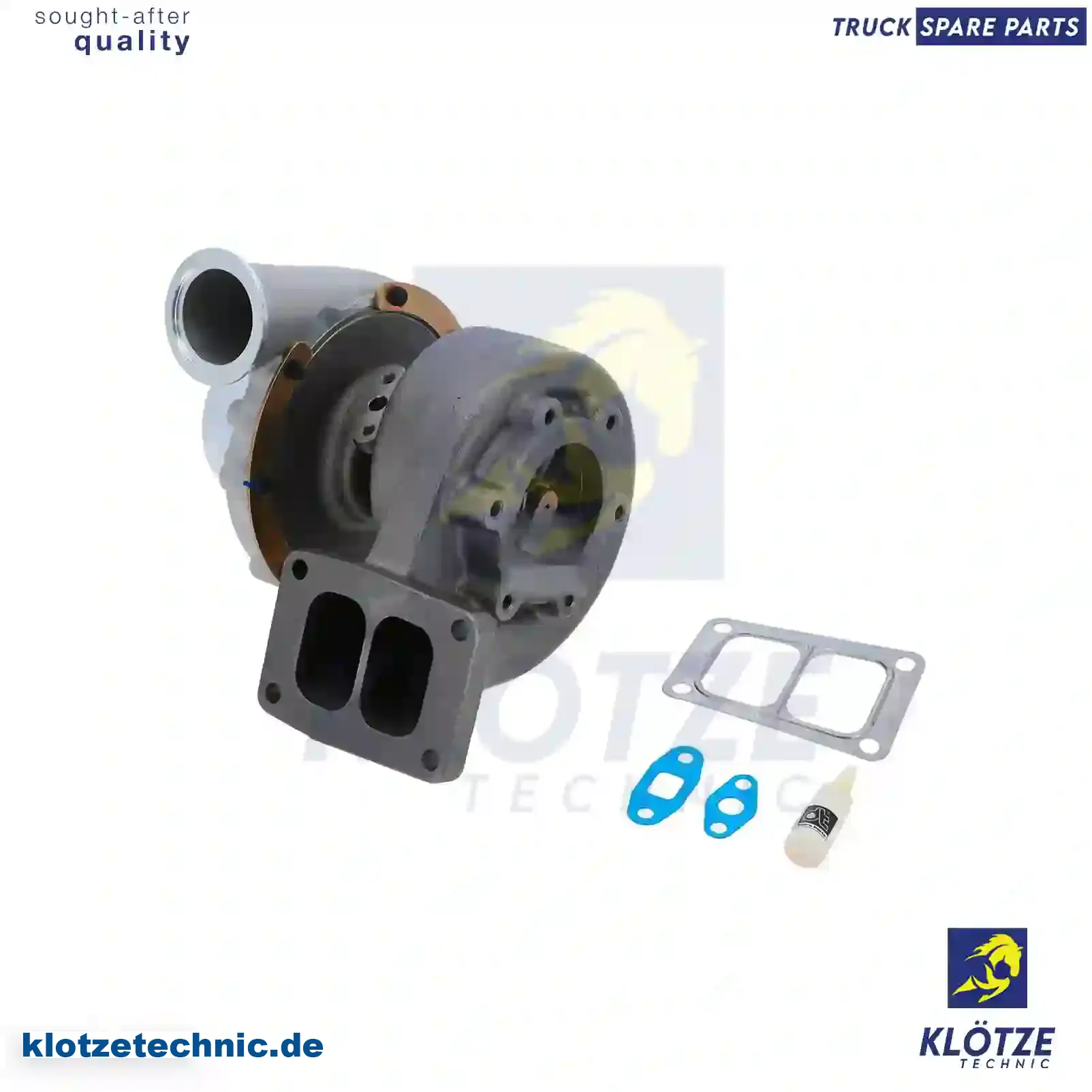 Turbocharger, with gasket kit, 51091007329, 51091007330, 51091009277, 51091009293, 51091009302, 51091009303, 51091009329 || Klötze Technic