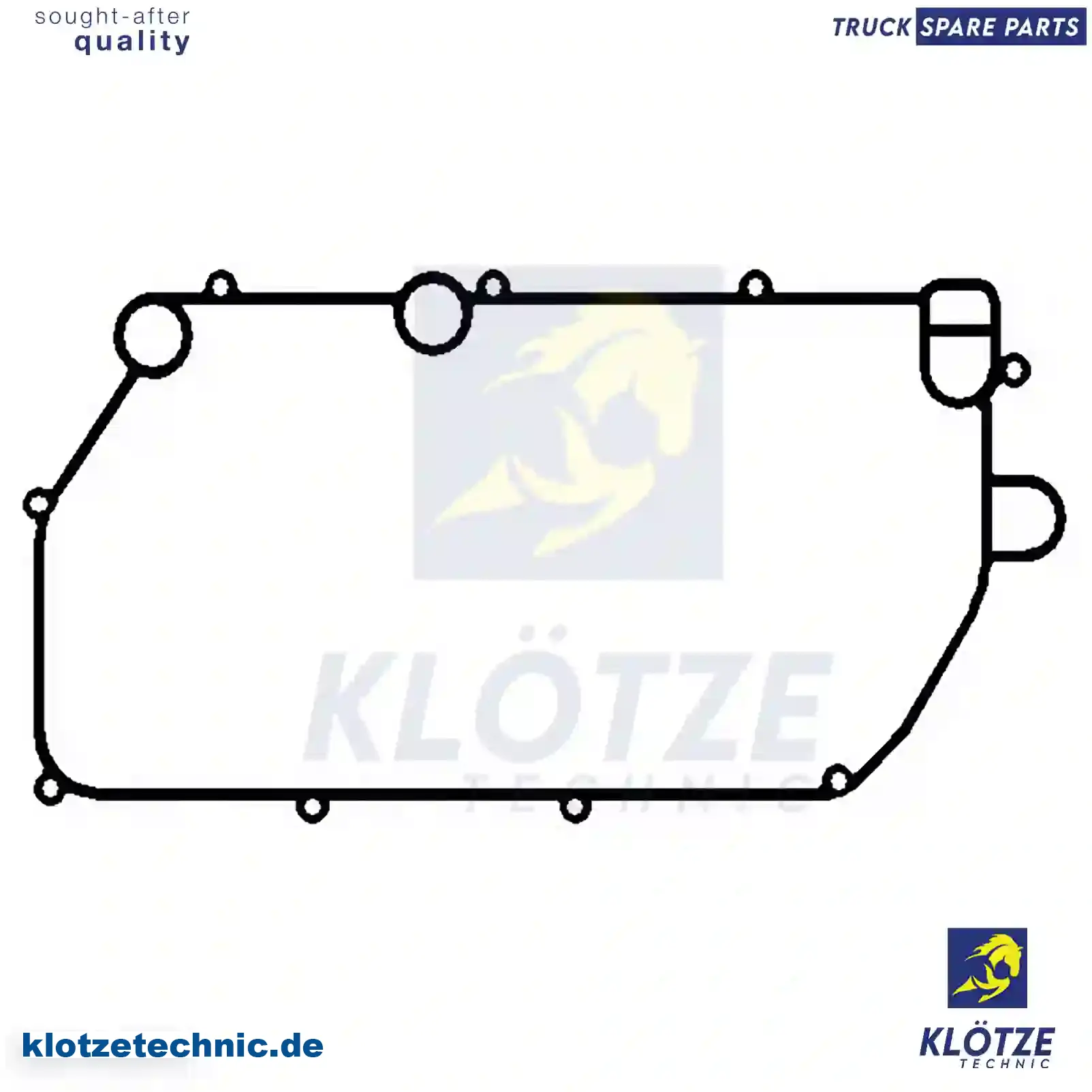 Gasket, oil cooler, 1349497, ZG01234-0008 || Klötze Technic