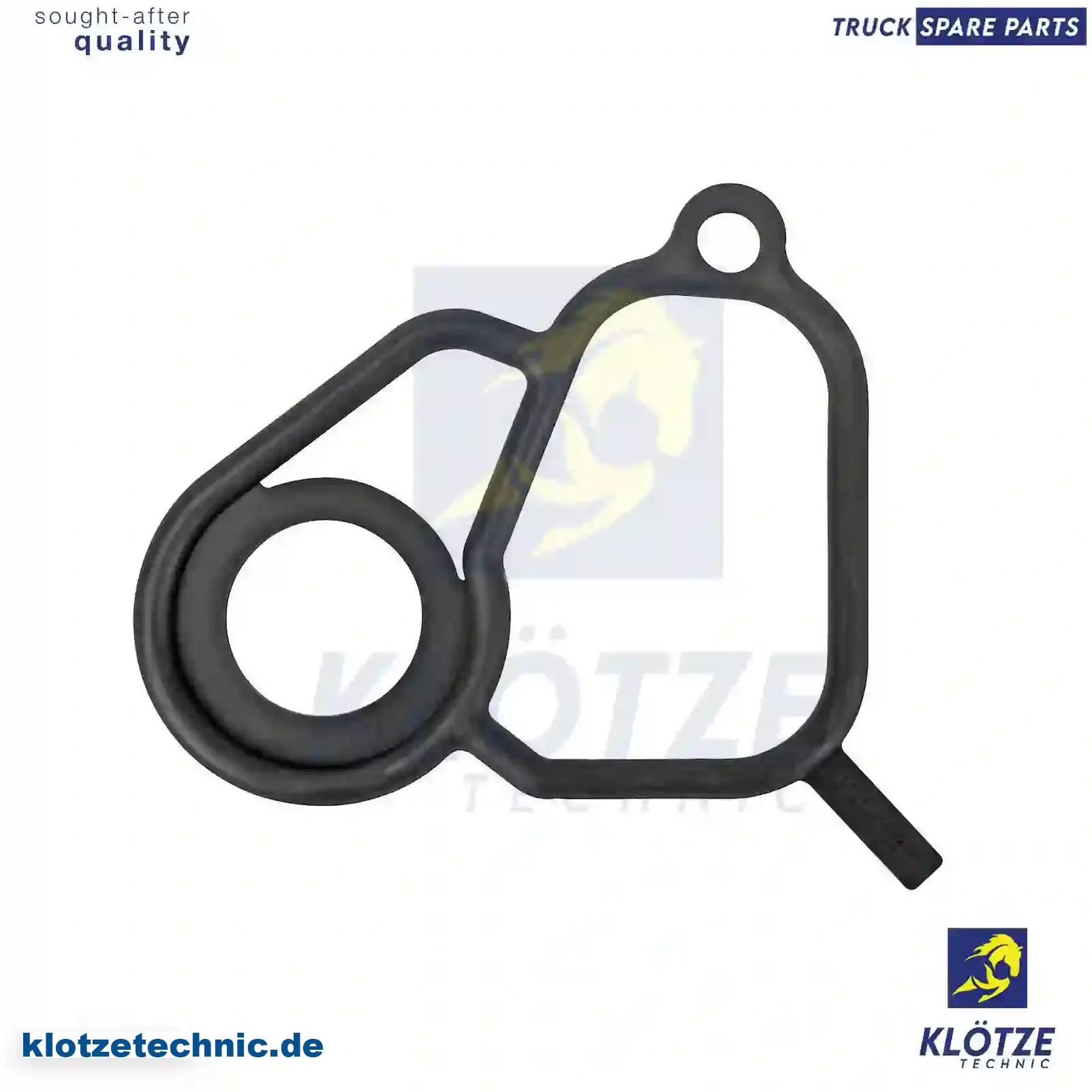 Gasket, oil filter housing, 1434023, 1512488, ZG01250-0008 || Klötze Technic