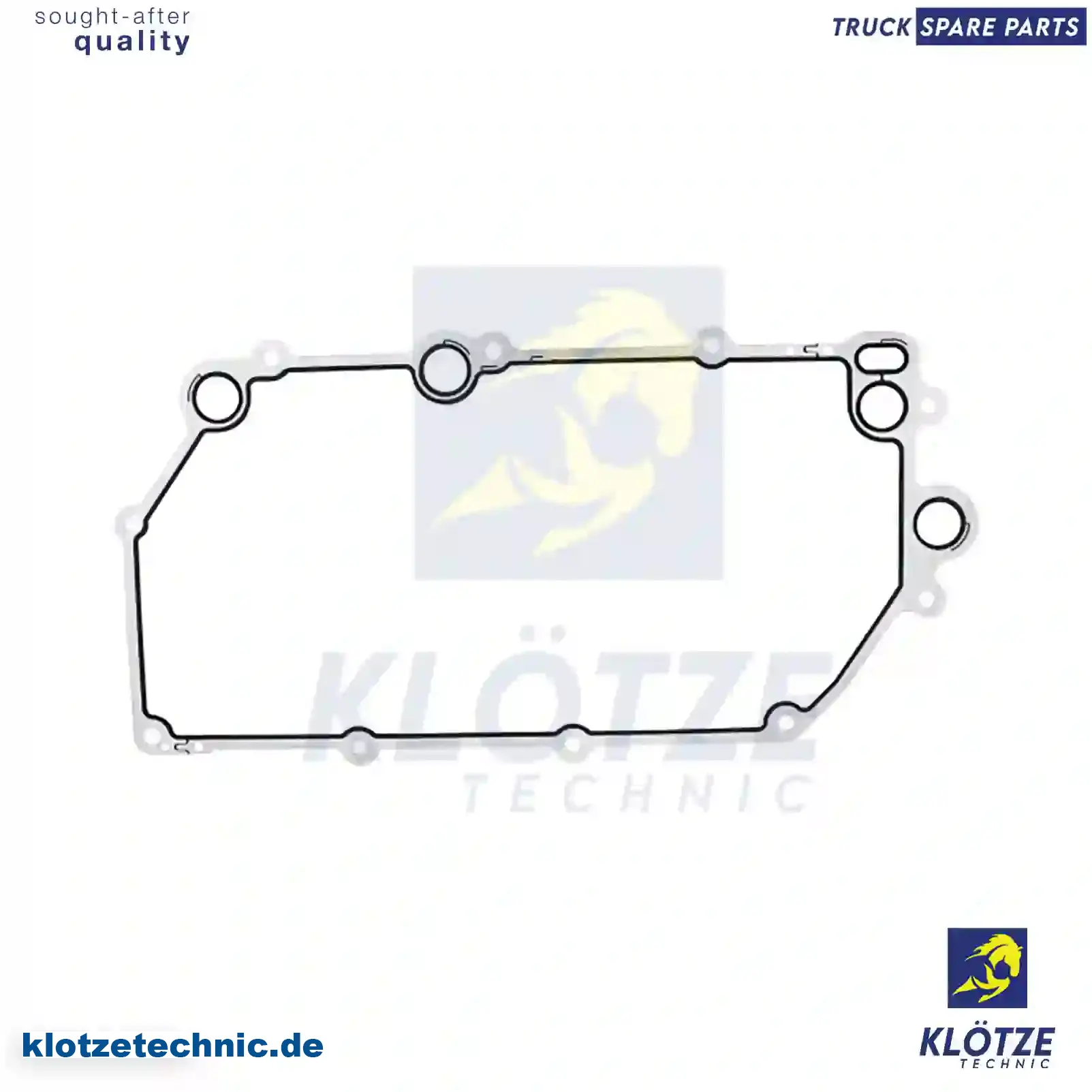 Gasket, oil cooler, 1746135, 2096560, ZG01236-0008 || Klötze Technic