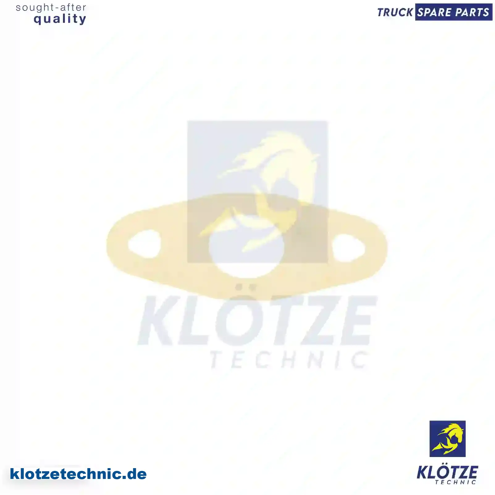 Gasket, turbocharger, 1872125, ZG01281-0008 || Klötze Technic