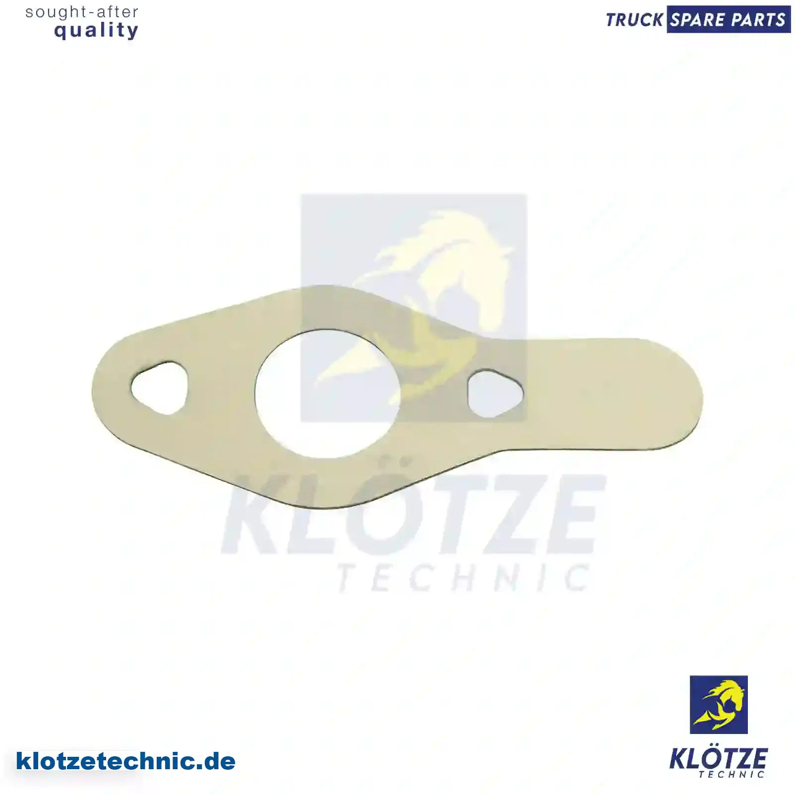 Gasket, turbocharger, 1475784 || Klötze Technic