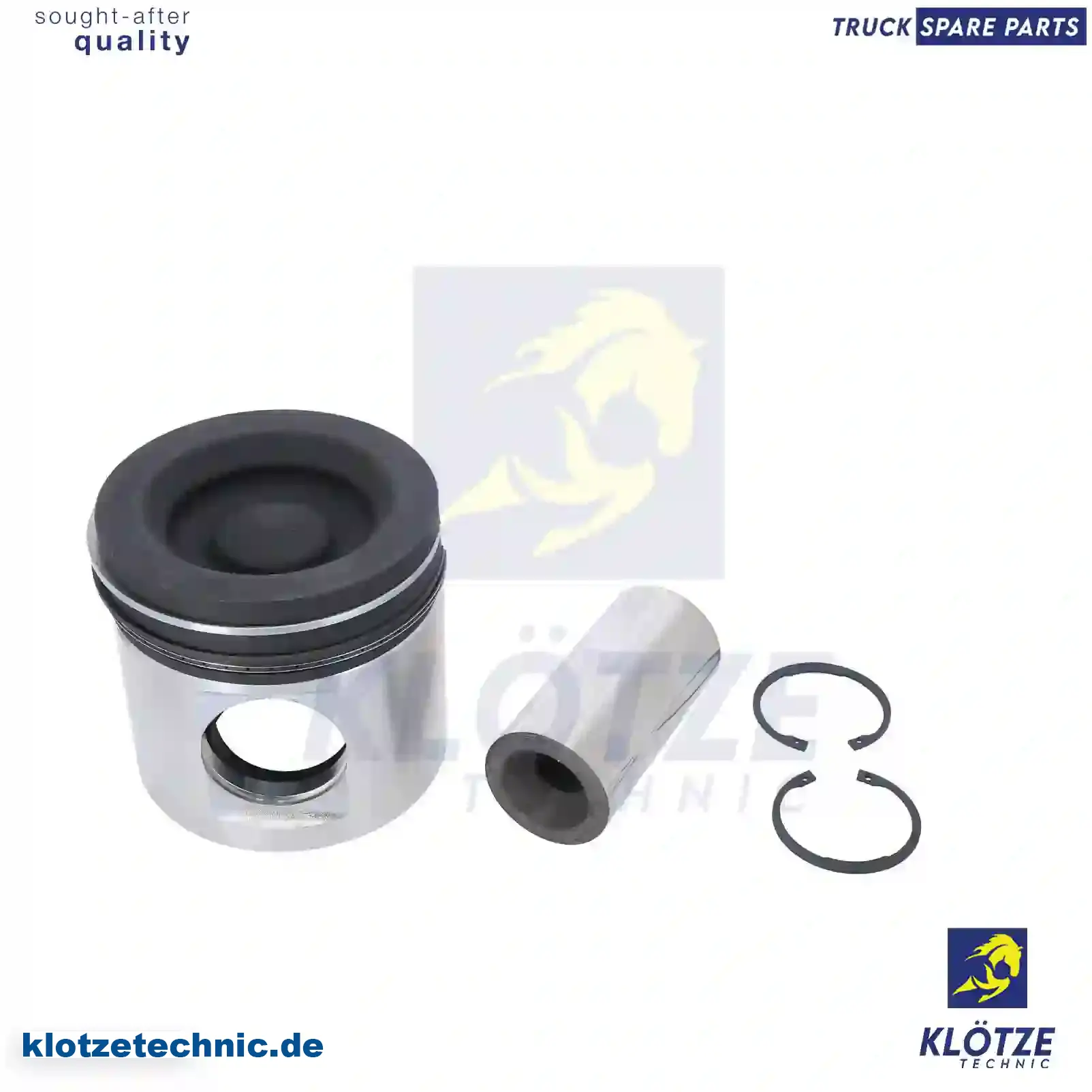 Piston, complete with rings, 13015408, 1737976 || Klötze Technic