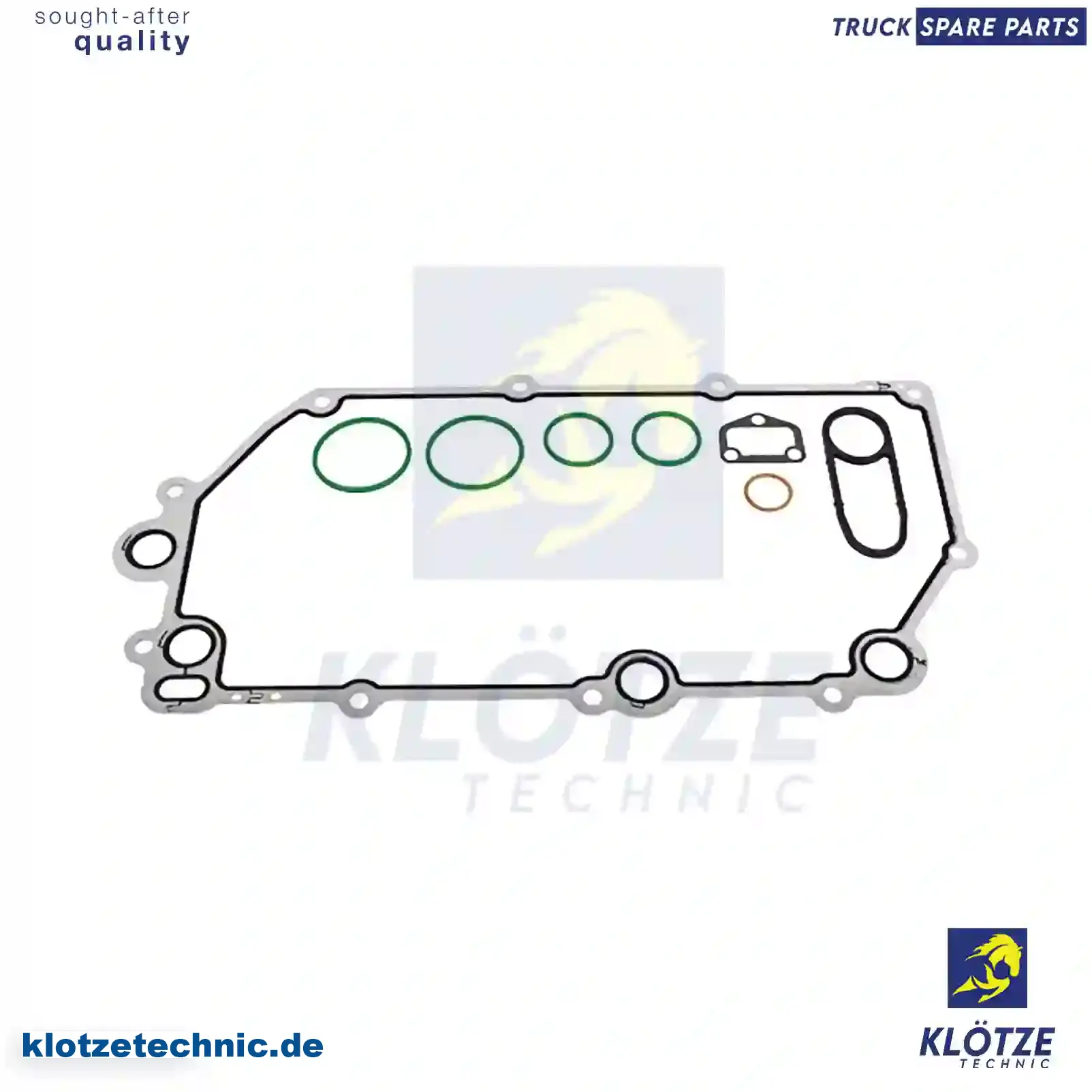 Gasket kit, oil cooler, 1746135S, 2096560S, ZG01349-0008 || Klötze Technic