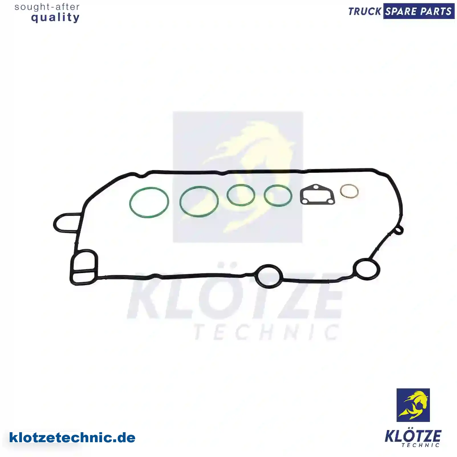 Gasket kit, oil cooler, 1502798S, ZG01351-0008 || Klötze Technic