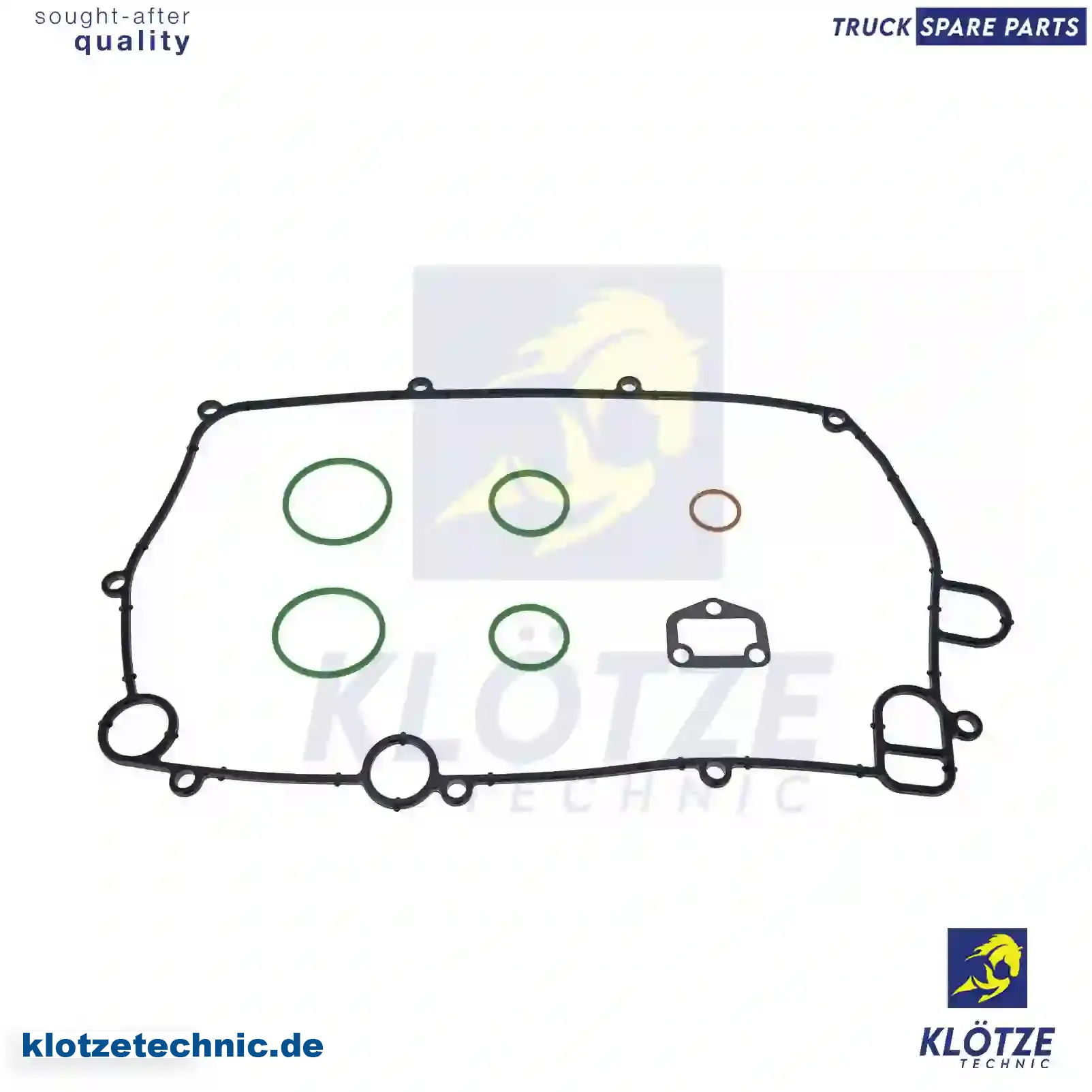 Gasket kit, oil cooler, 1349497S, ZG01352-0008 || Klötze Technic