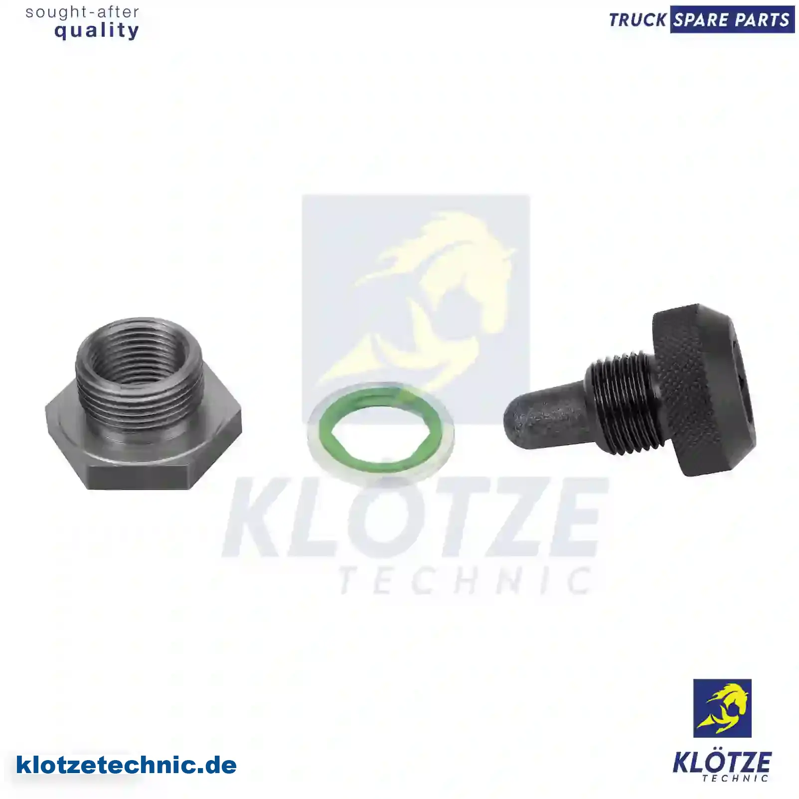 Repair kit, oil drain plug, 1423608S, 1433641S, ZG01942-0008 || Klötze Technic