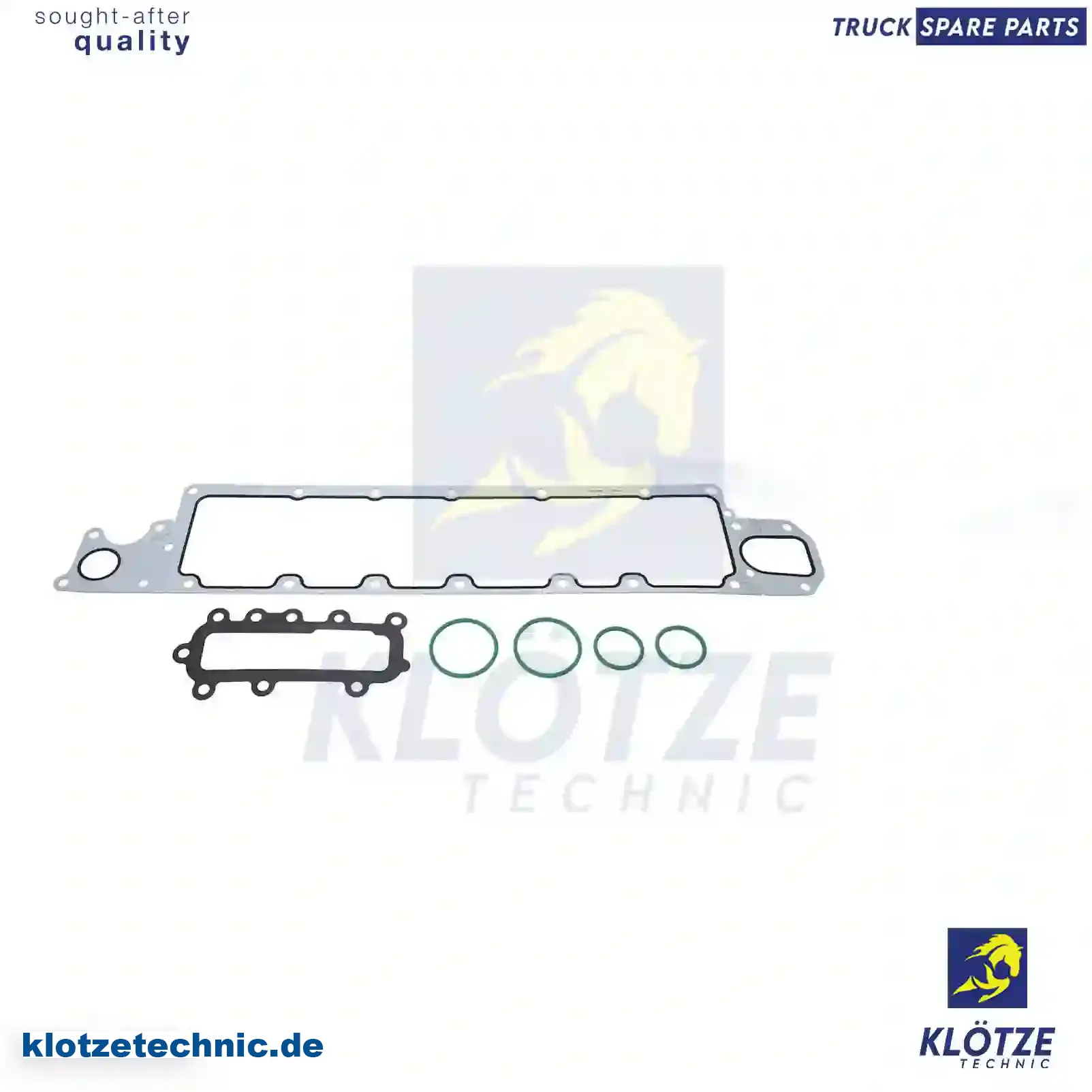 Gasket kit, oil cooler, 1484765S3, 1484766S3, 1907534S, 2267661S2 || Klötze Technic