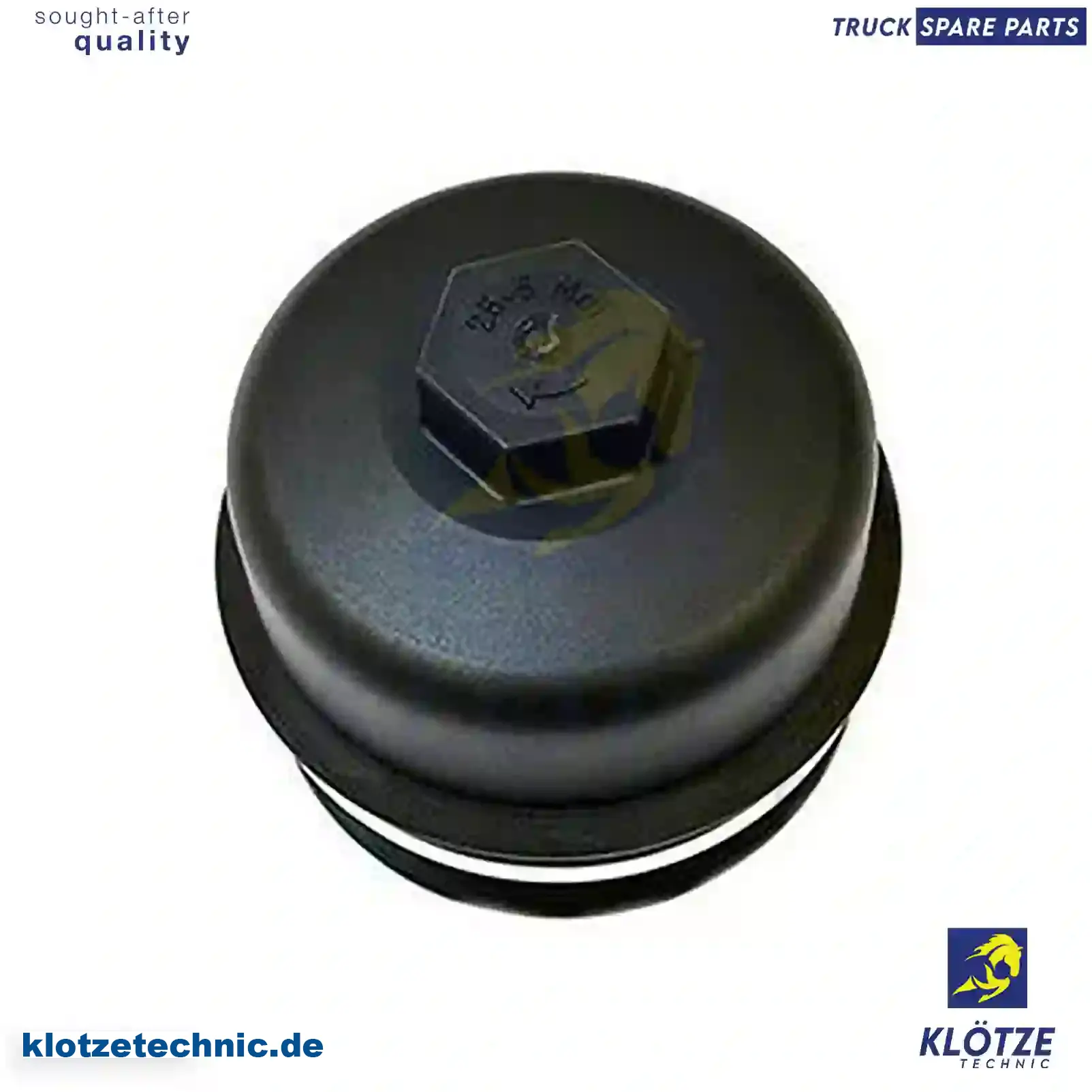 Oil filter cover, with o-ring, 1742035 || Klötze Technic