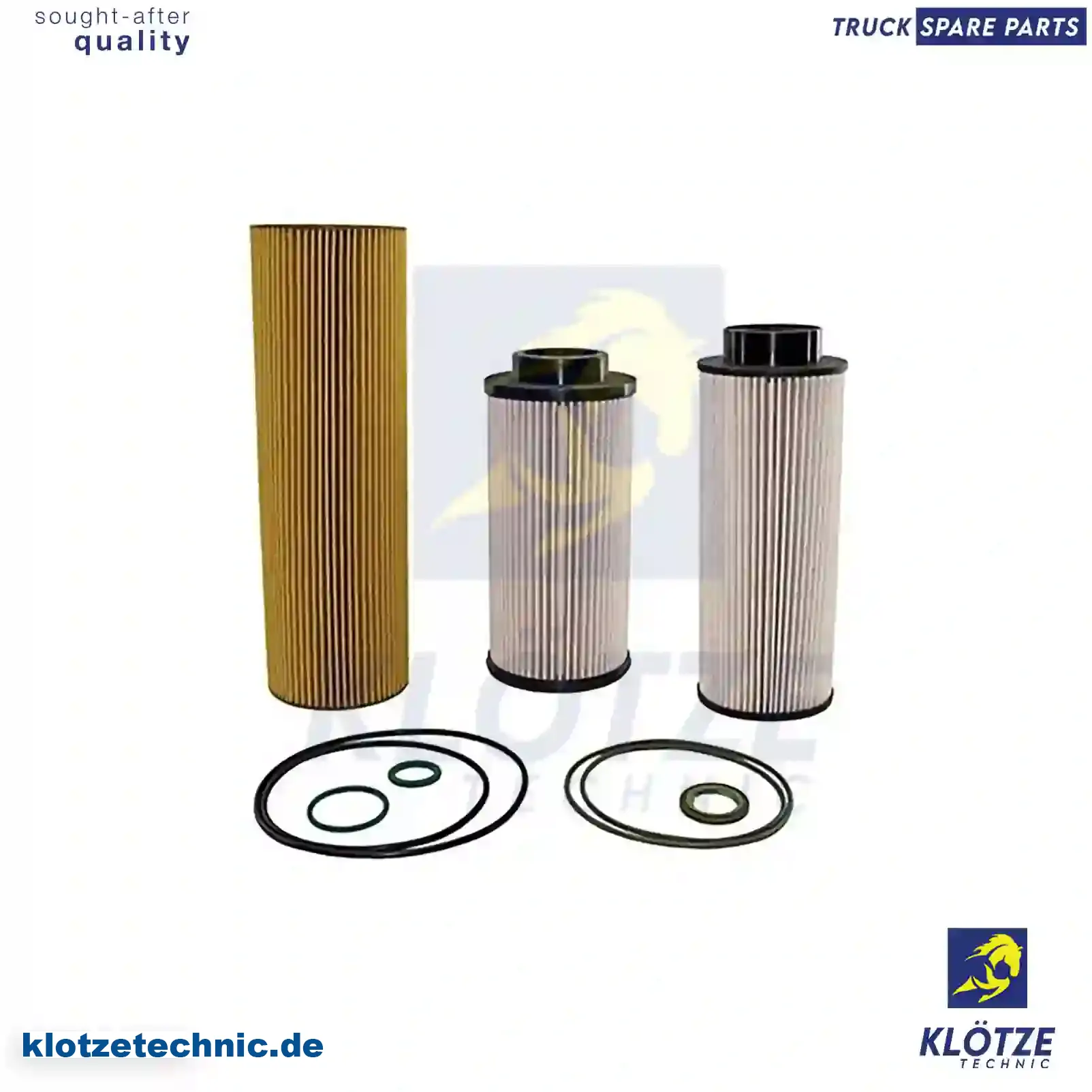 Service kit, filter - S, 1880858, 2051698, 2189423, 2531947S, ZG02089-0008 || Klötze Technic