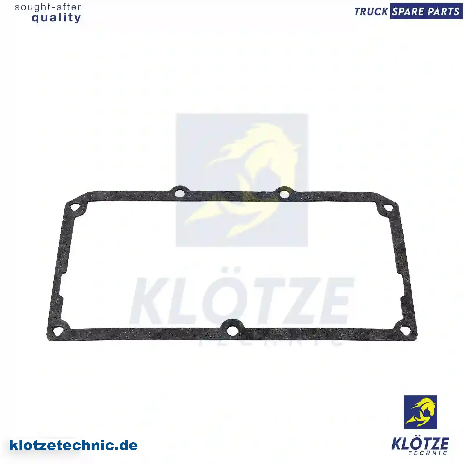 Gasket, side cover, 1374326, 1420277, ZG01261-0008 || Klötze Technic