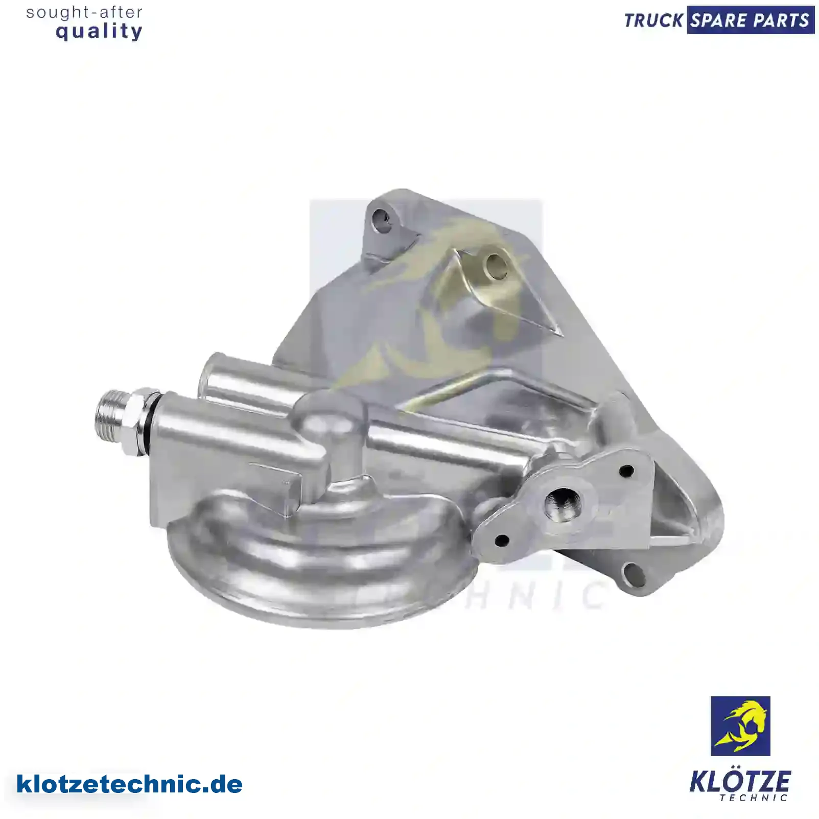 Filter head, oil filter, 1437776, 1502755, 502755 || Klötze Technic