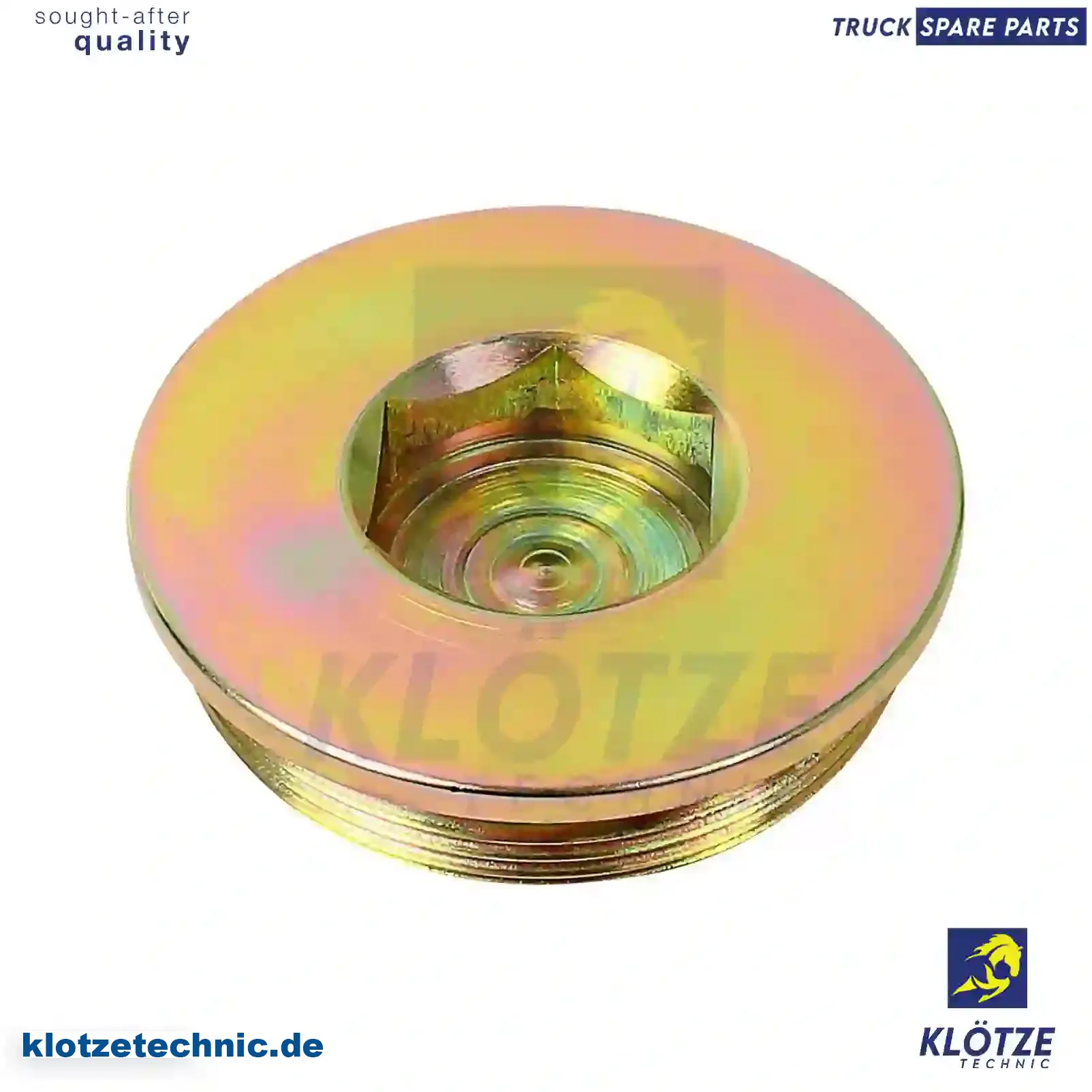 Screw plug, 1332303, 1342956, 207191, ZG01968-0008 || Klötze Technic