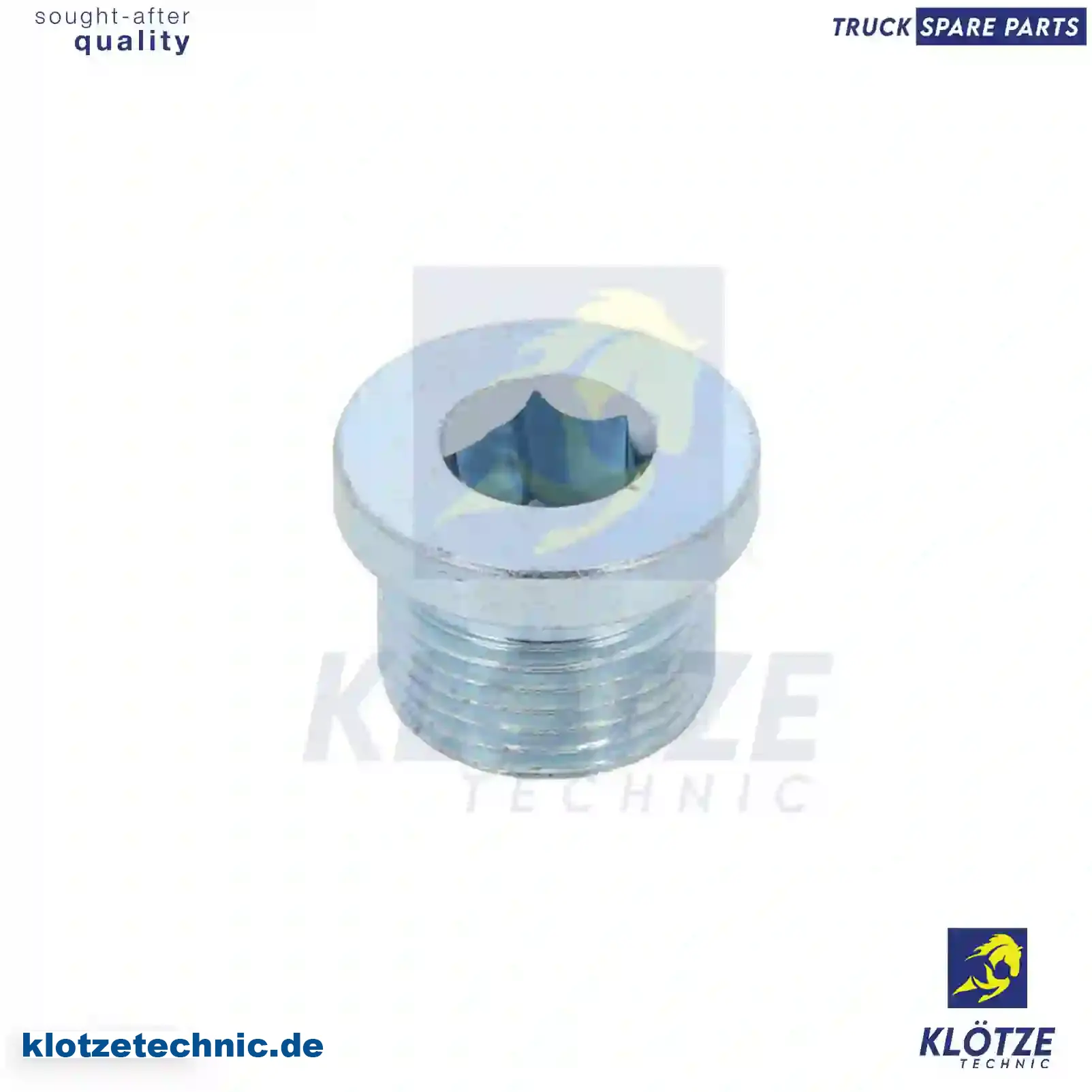 Screw plug, 000908020001, 000908020004, ZG40286-0008 || Klötze Technic